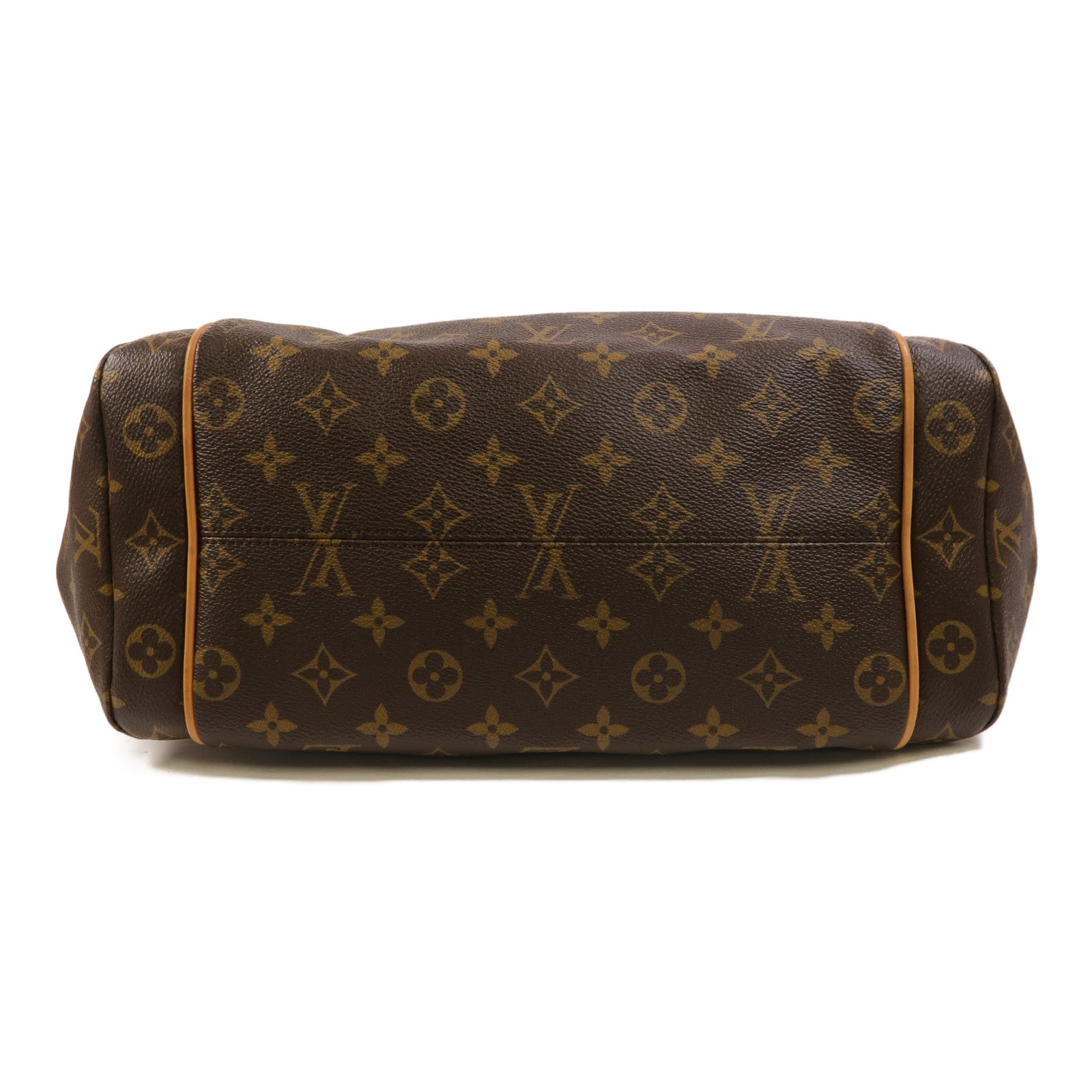 LOUIS VUITTON Monogram Totally PM金扣肩背袋/手挽袋棕色