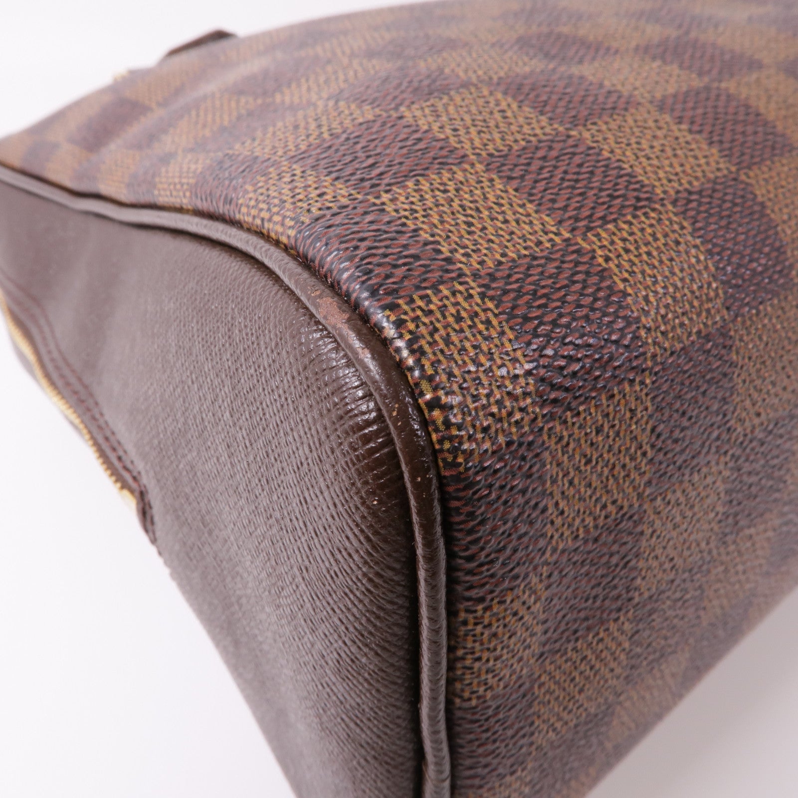 LOUIS VUITTON Damier Brera金扣手挽袋