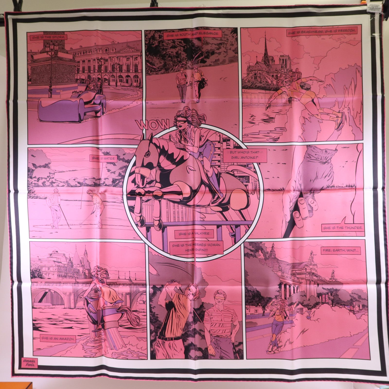 HERMES 【激減優惠】絲質Scarf 90X90絲巾