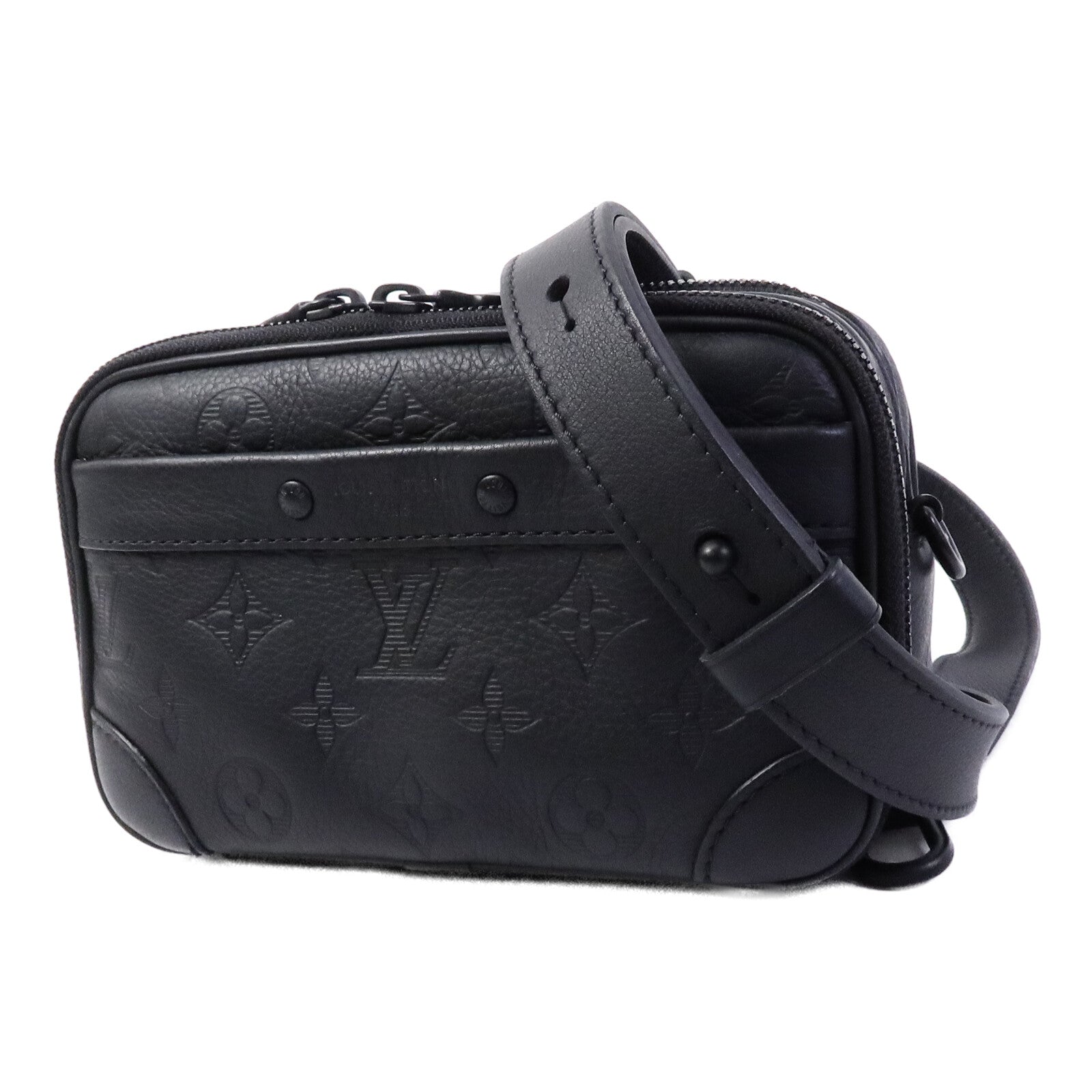 LOUIS VUITTON Monogram Shadow Alpha Wearable Wallet肩背袋