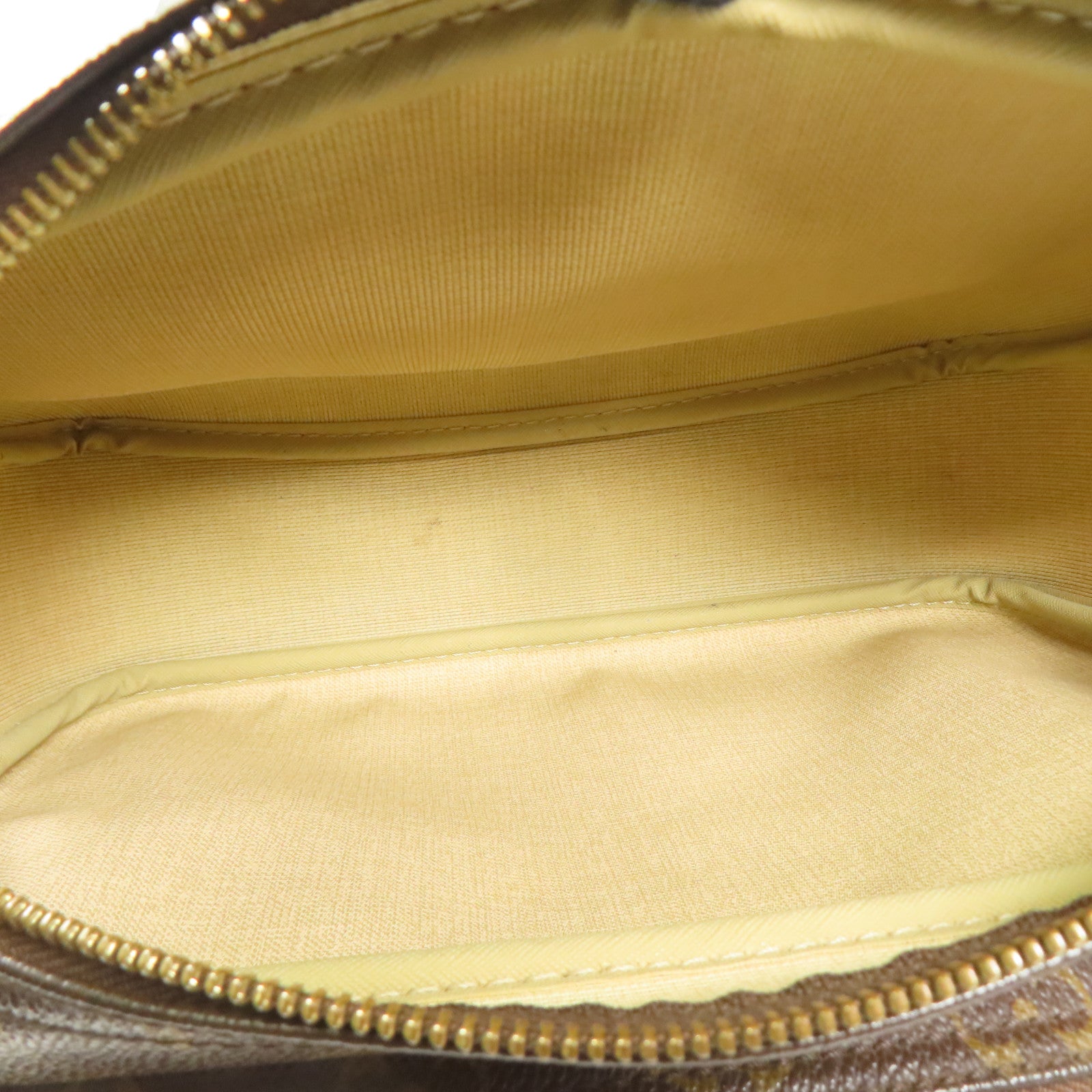LOUIS VUITTON Monogram Reporter PM金扣肩背袋棕色