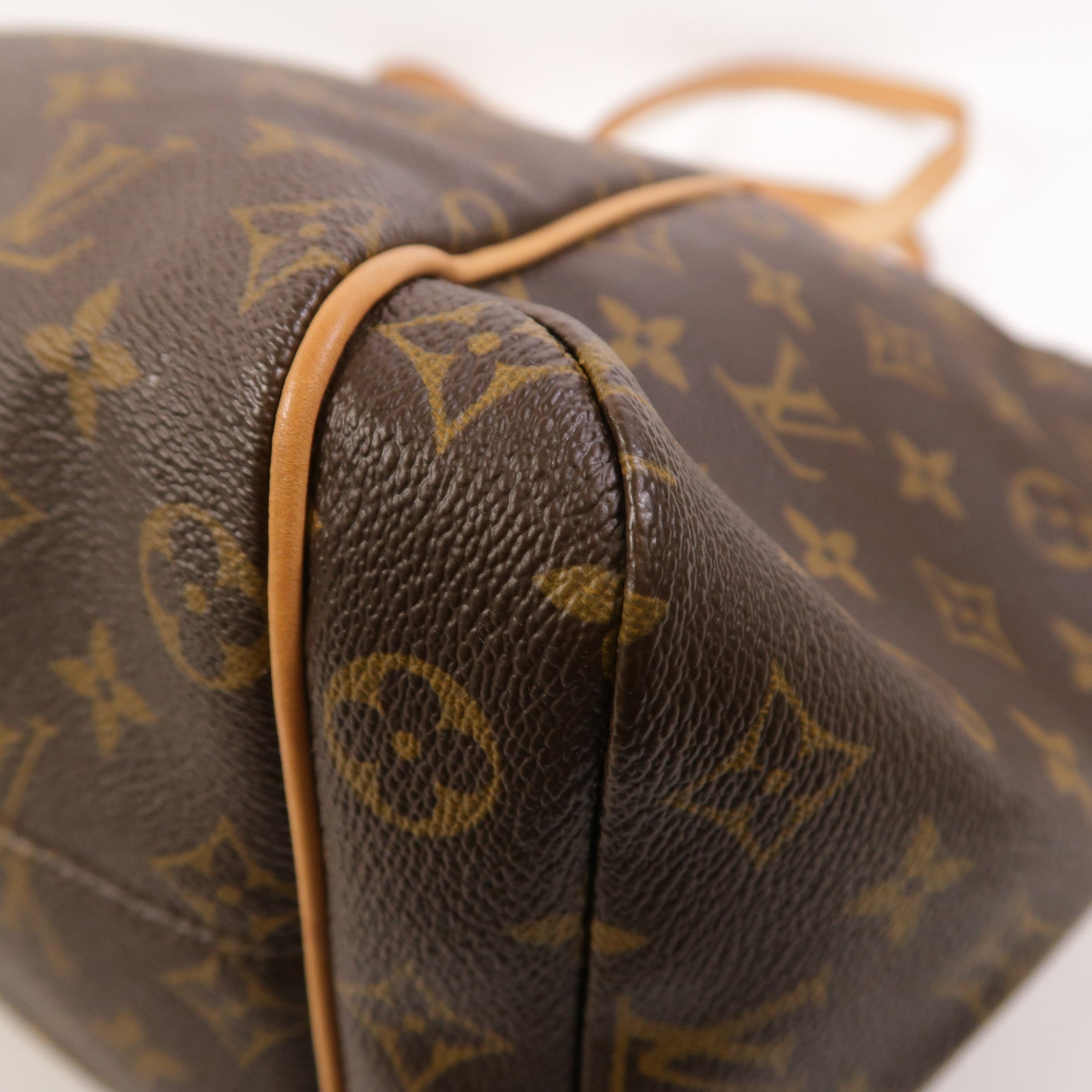 LOUIS VUITTON Monogram Totally PM金扣肩背袋/手挽袋棕色