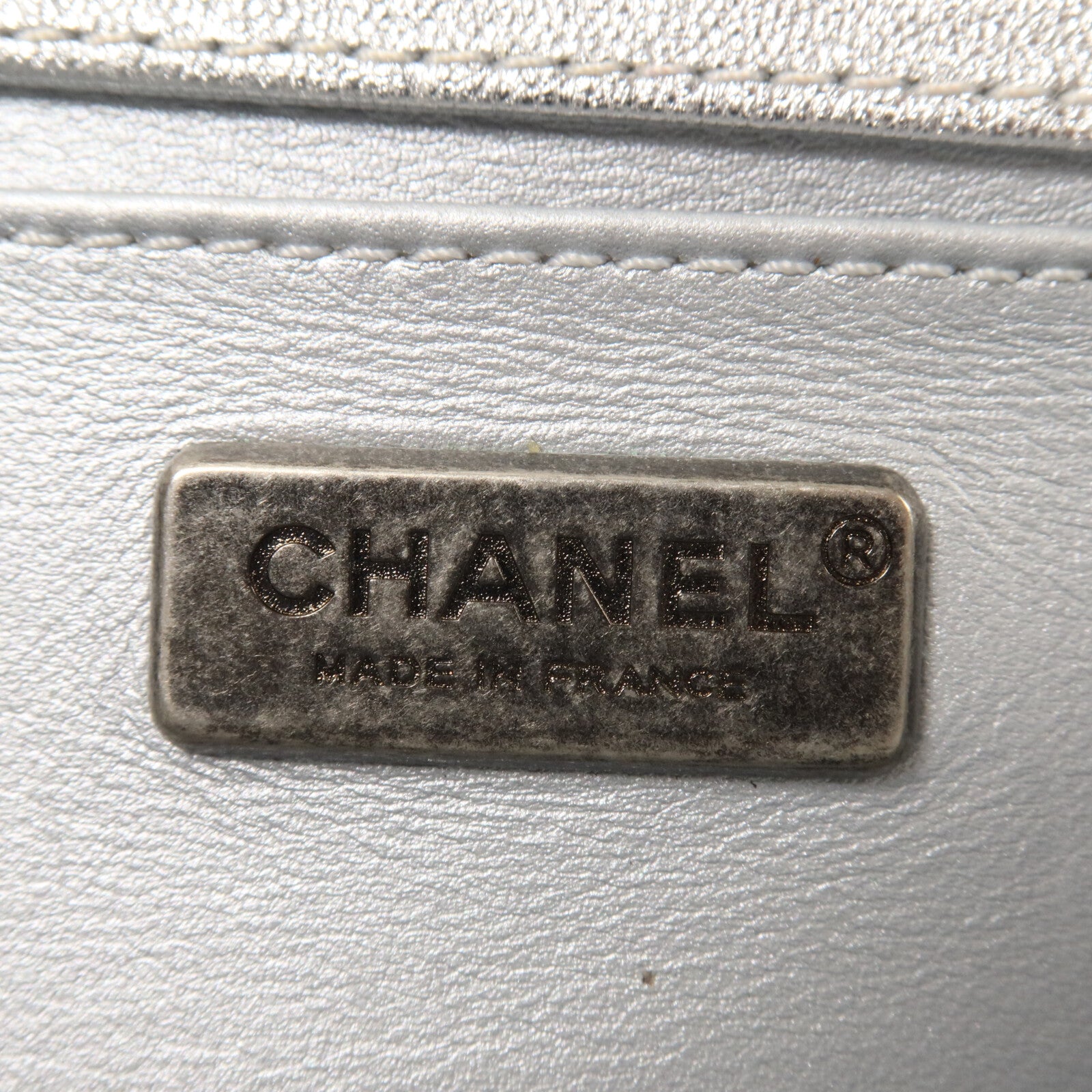 CHANEL 牛皮皮革Boy 20鏈帶肩背袋