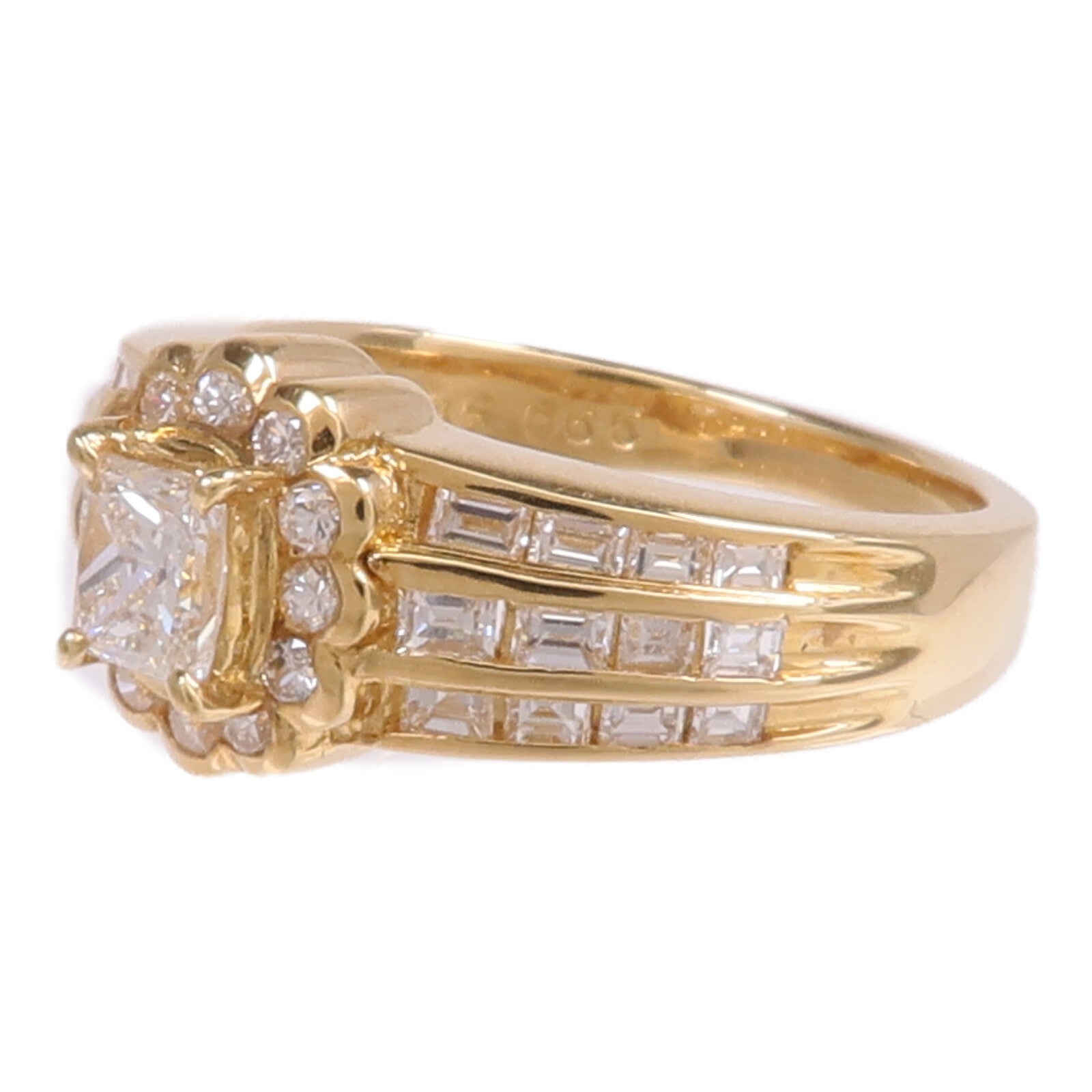 JEWELRY 18K黃金Diamond Ring鑽石戒指US#5.75