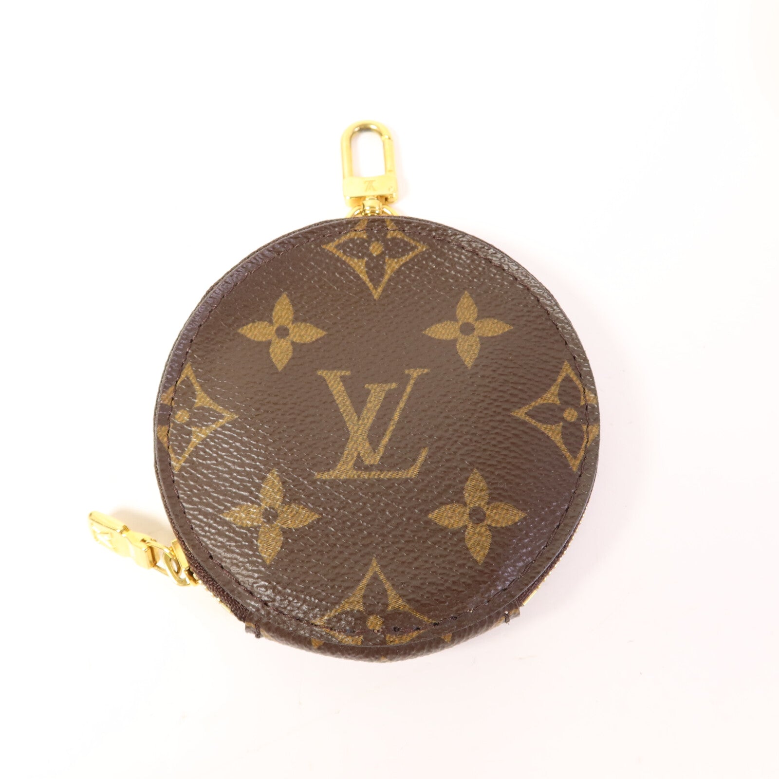 LOUIS VUITTON Monogram Multi Pochette Accessoires金扣手挽肩背兩用袋棕色