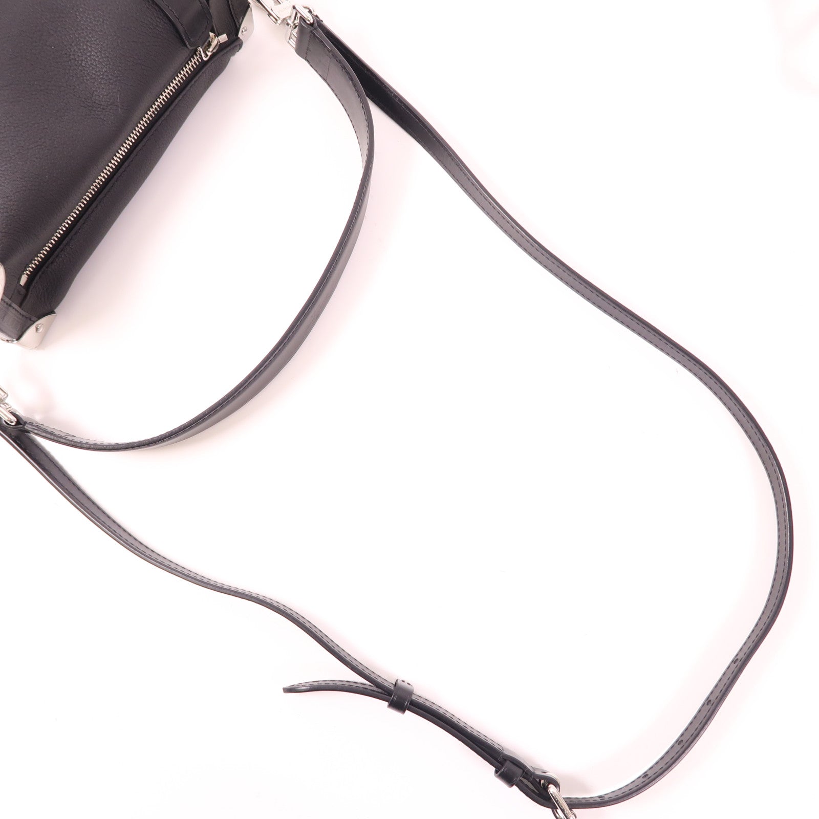 LOUIS VUITTON 牛皮皮革Side Trunk MM銀扣手挽肩背兩用袋