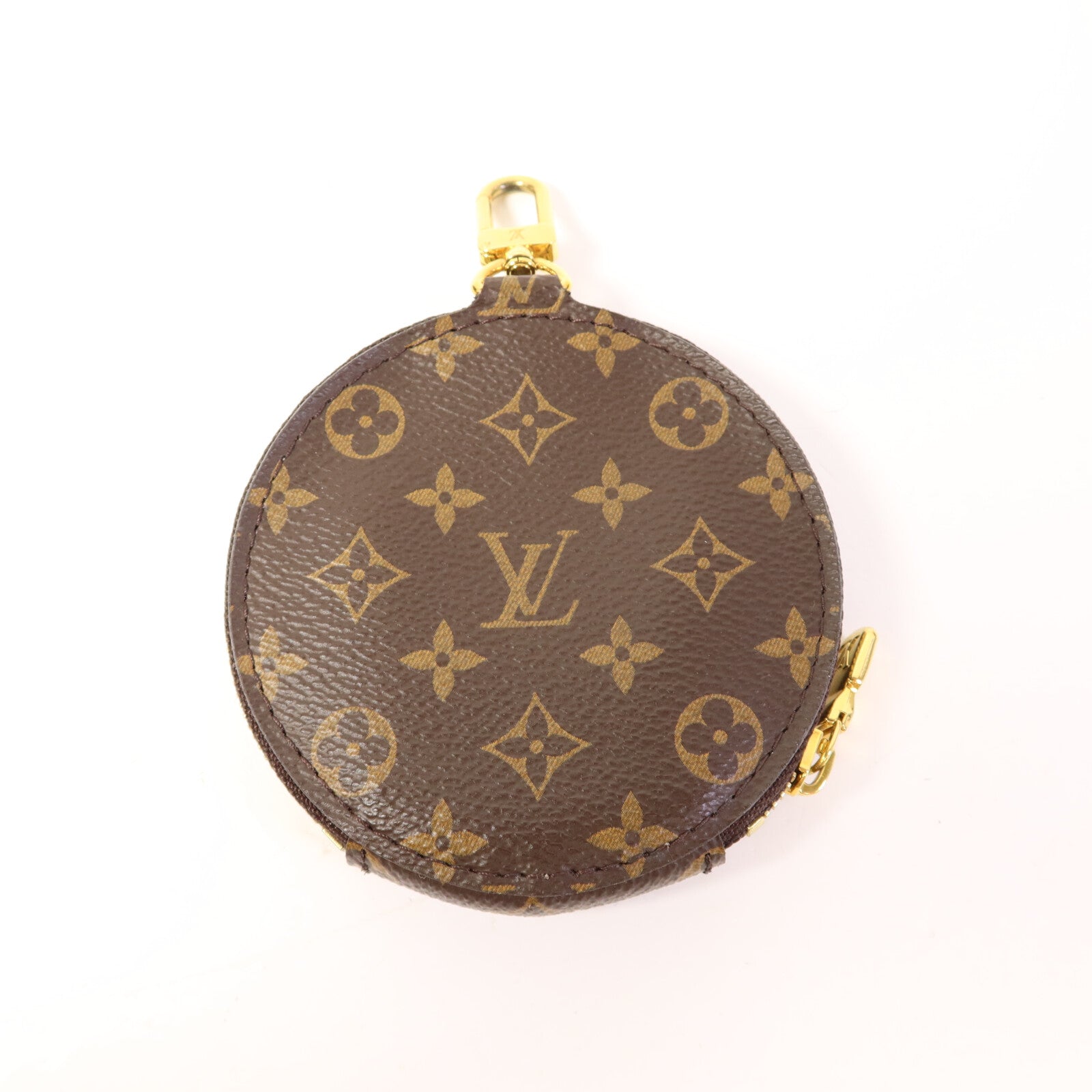 LOUIS VUITTON Monogram Multi Pochette Accessoires金扣手挽肩背兩用袋棕色