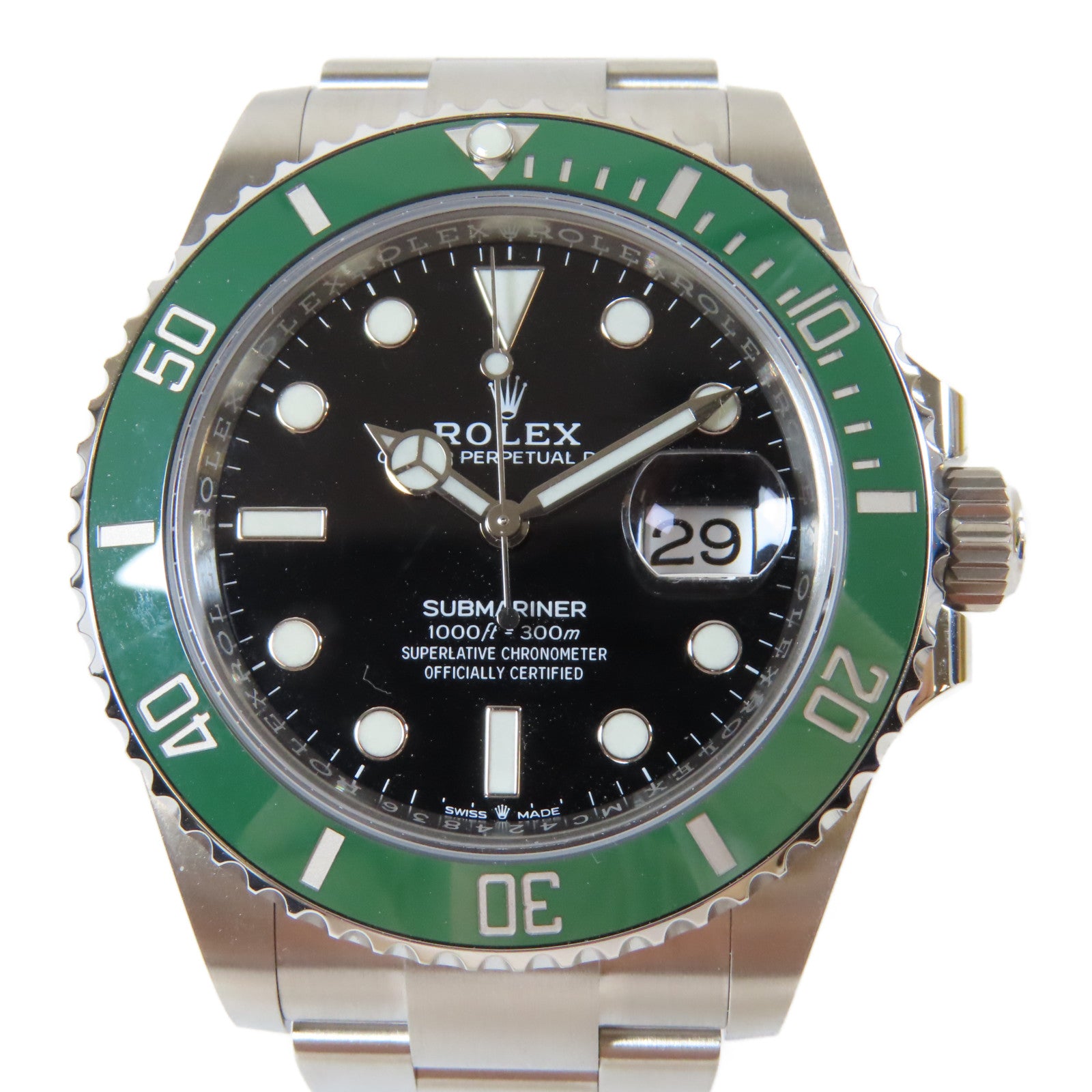 ROLEX Submariner Date不鏽鋼手錶自動機芯黑色