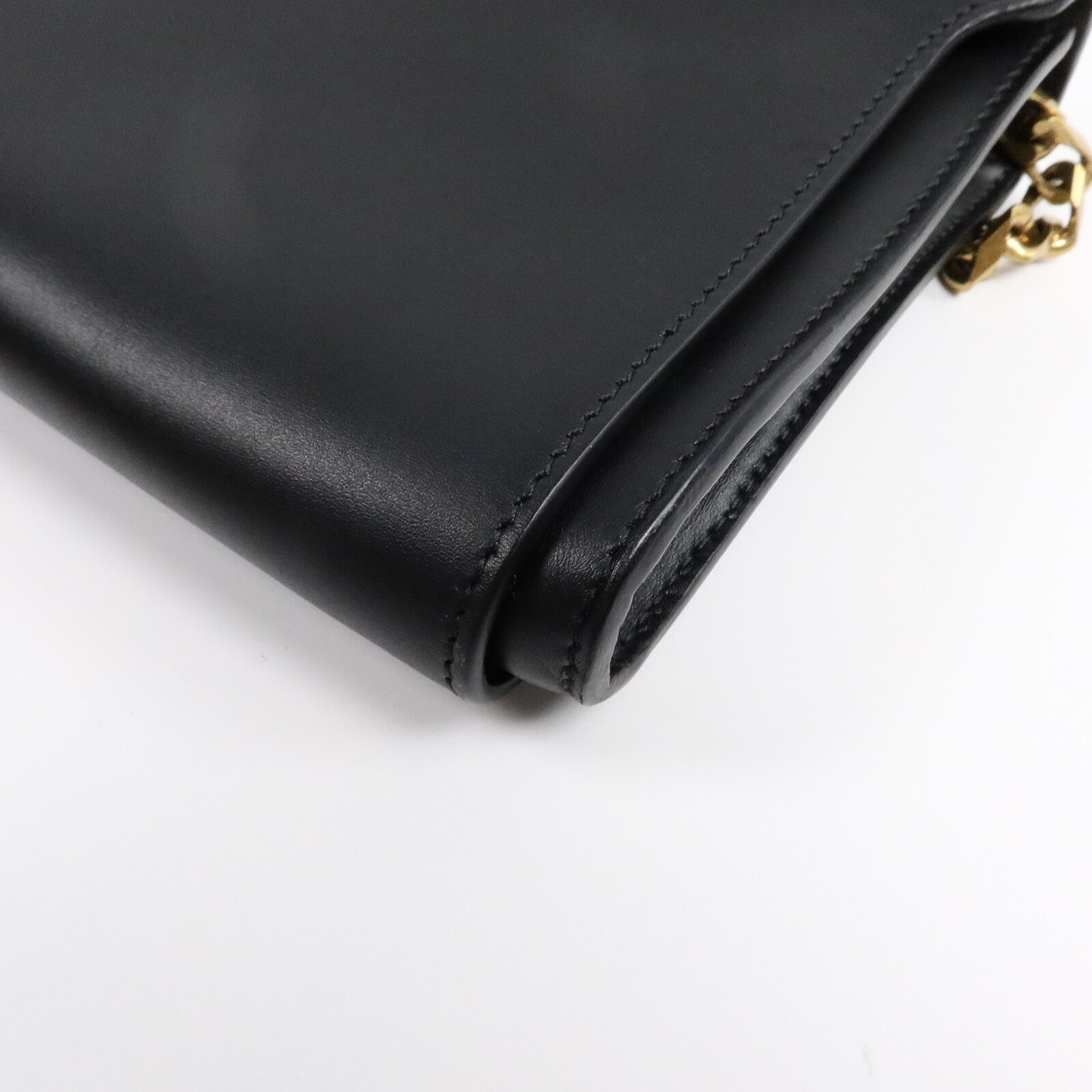 BALENCIAGA 牛皮皮革Bel Air Small Clutch On Strap鏈帶肩背袋