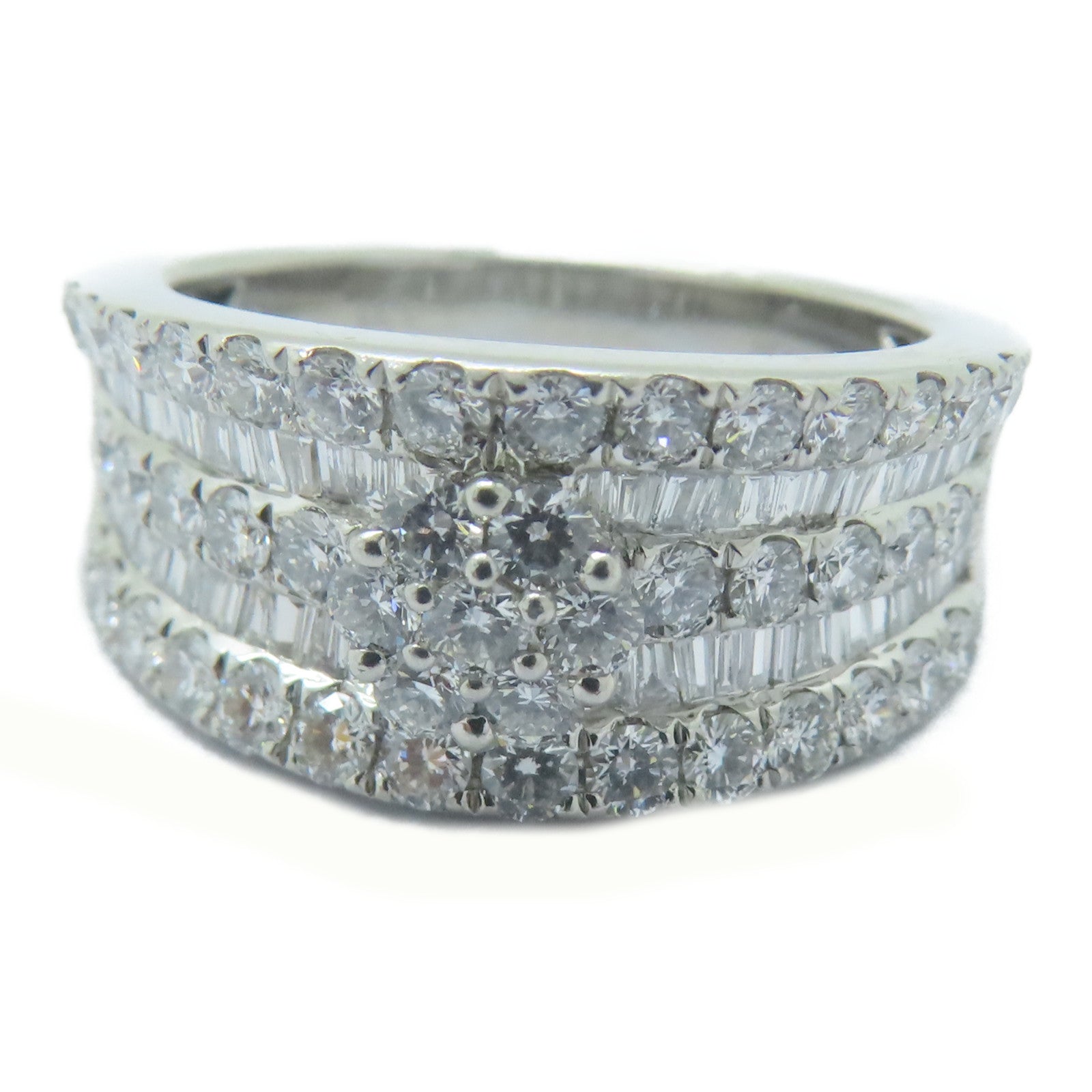 JEWELRY PT950鉑金Diamond Ring1.35ct鑚石戒指US#7.25