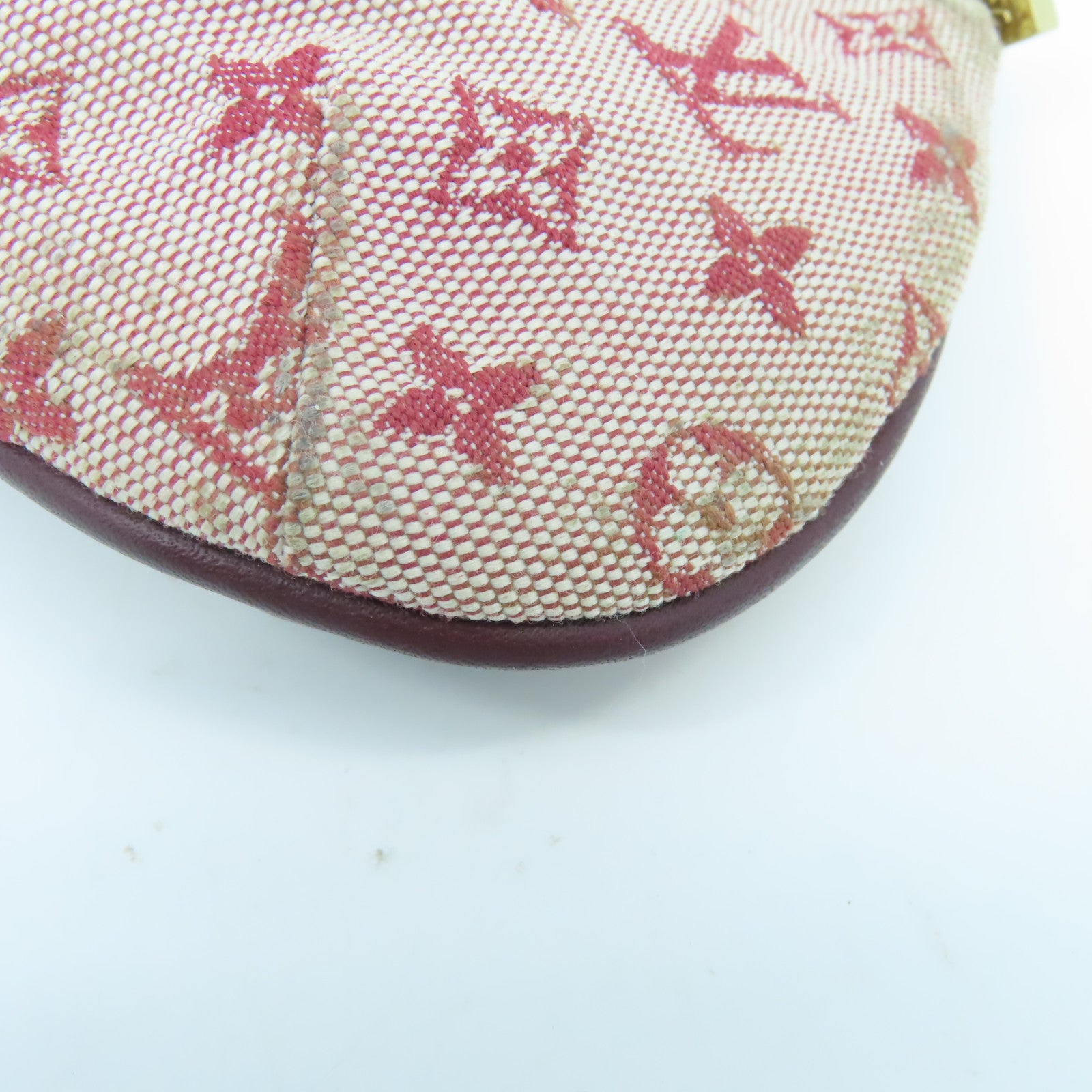 LOUIS VUITTON 【清倉大減價】Monogram Mini An Sophie Pouch金扣手拿包紅色/啡色