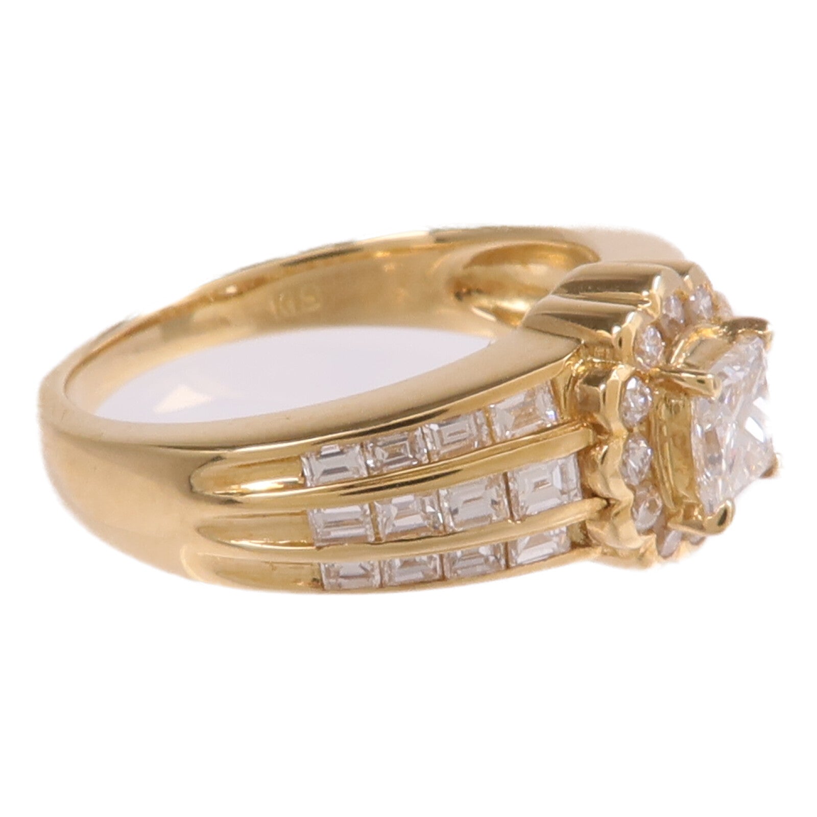 JEWELRY 18K黃金Diamond Ring鑽石戒指US#5.75