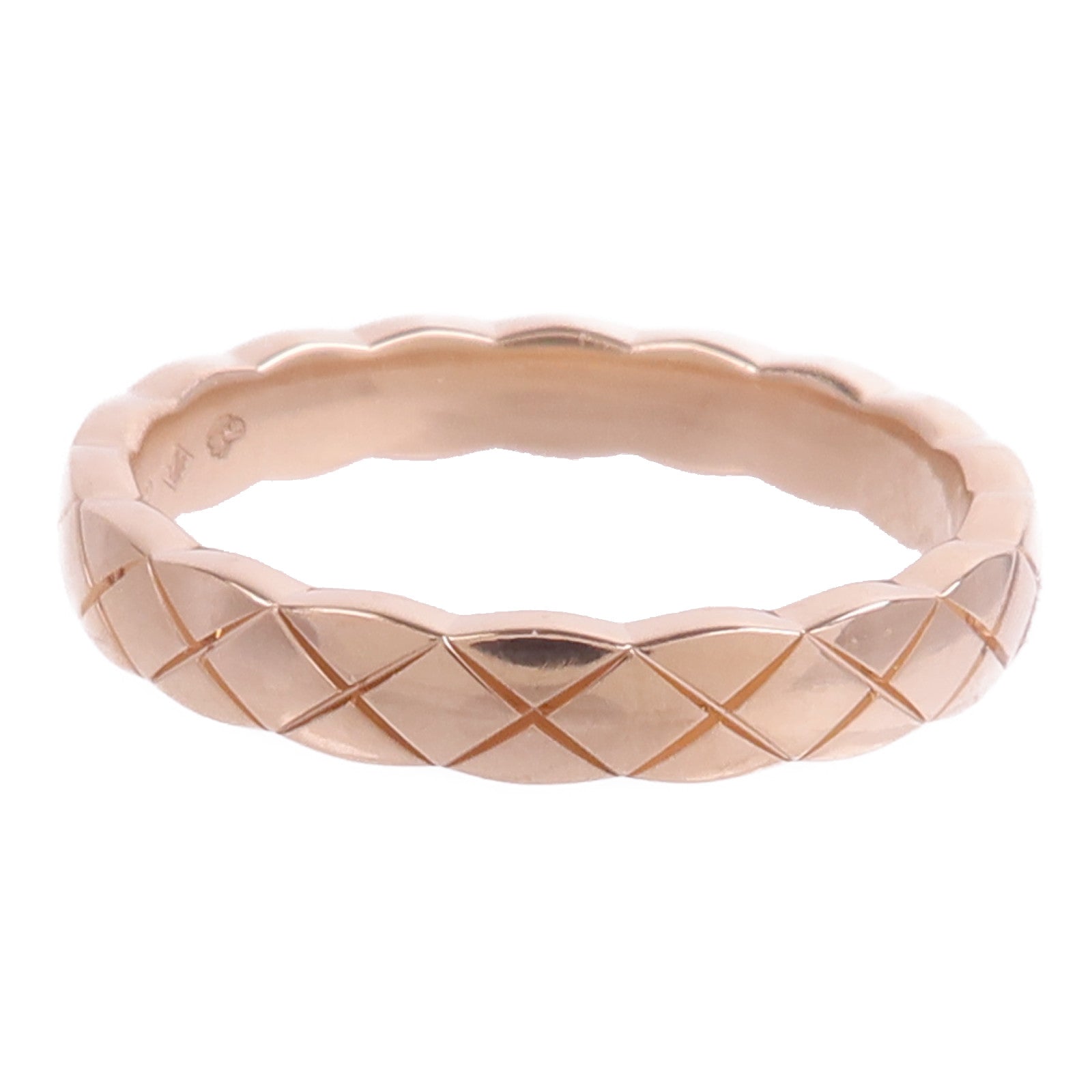 CHANEL 18K玫瑰金Coco Crush Ring戒指