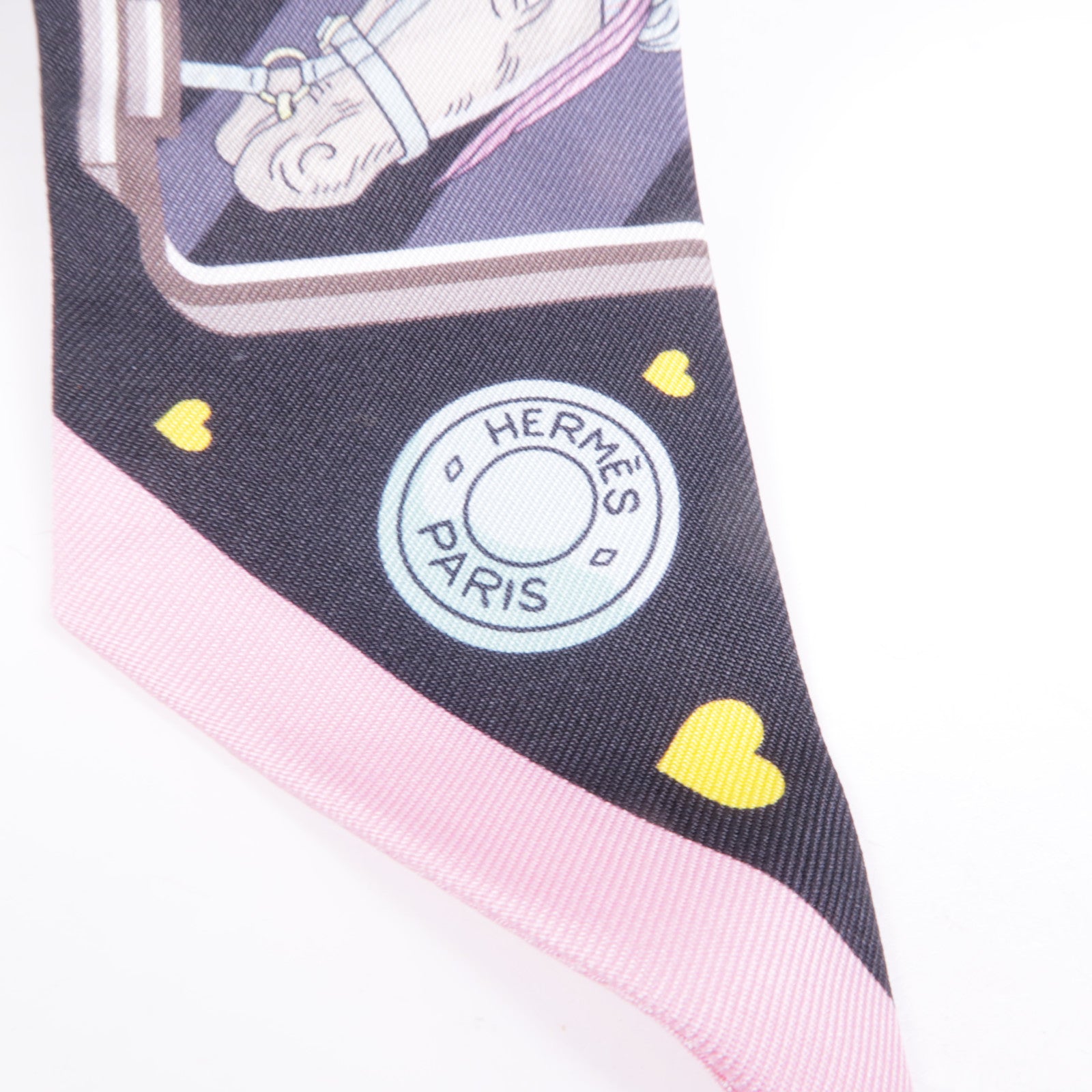HERMES 絲質Twilly絲巾