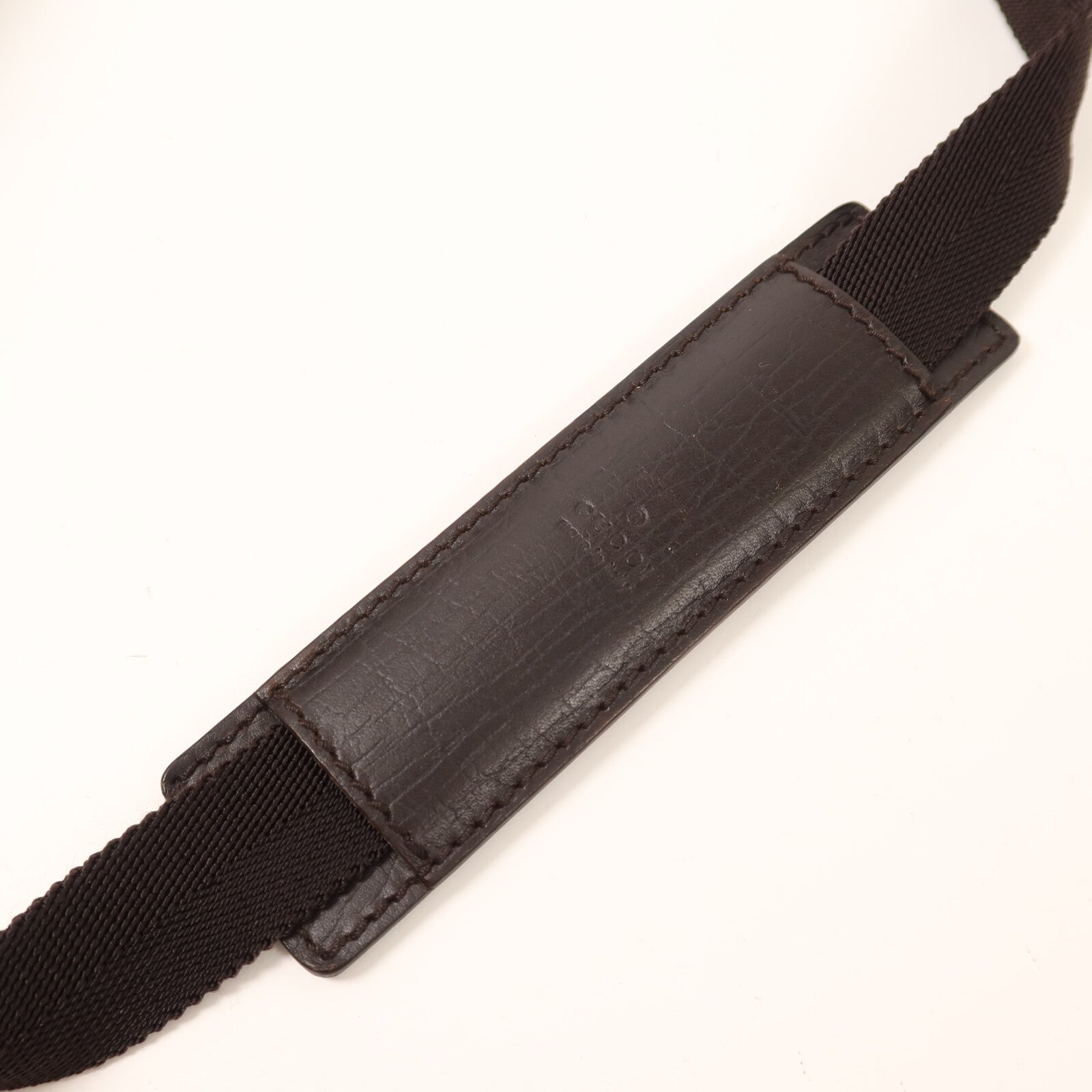 GUCCI 塗層帆布Shoulder Bag銀扣肩背袋