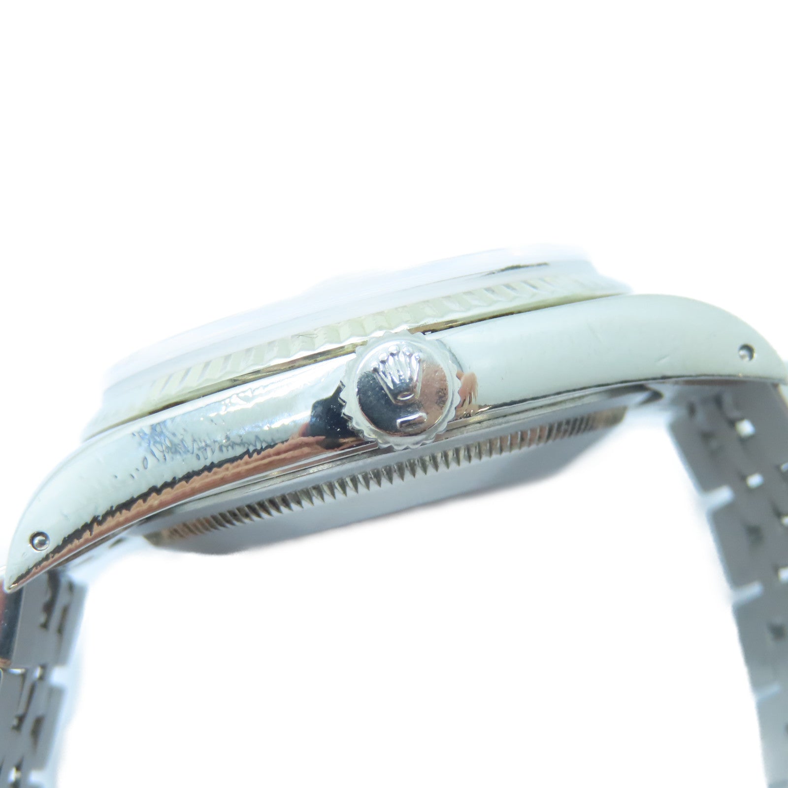 ROLEX Datejust不鏽鋼手錶自動機芯銀色