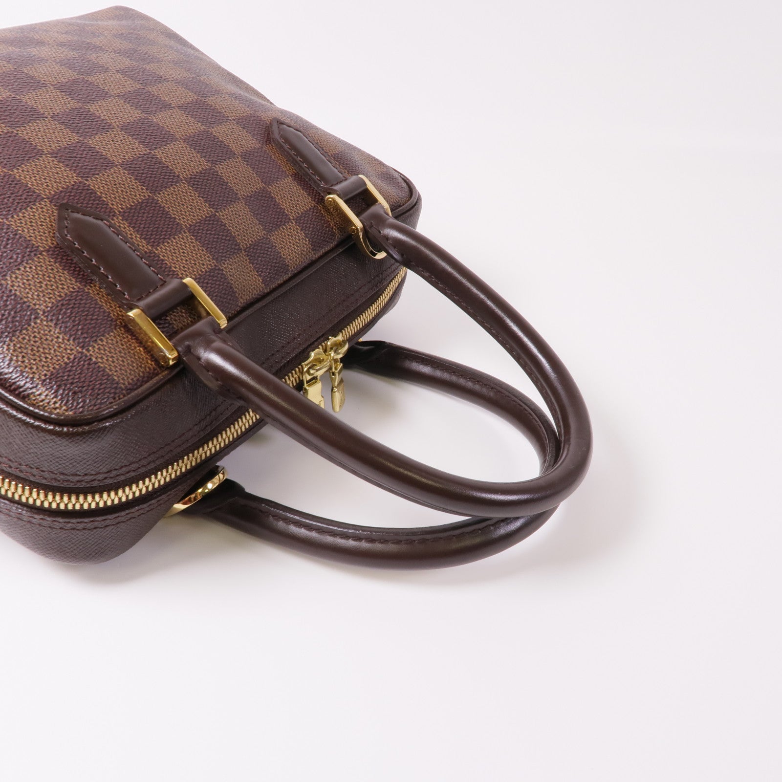 LOUIS VUITTON Damier Brera金扣手挽袋