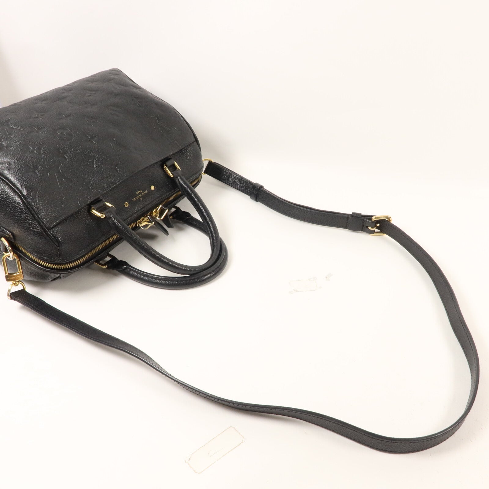 LOUIS VUITTON Monogram Empreinte Speedy Bandouliere 30手挽肩背兩用袋