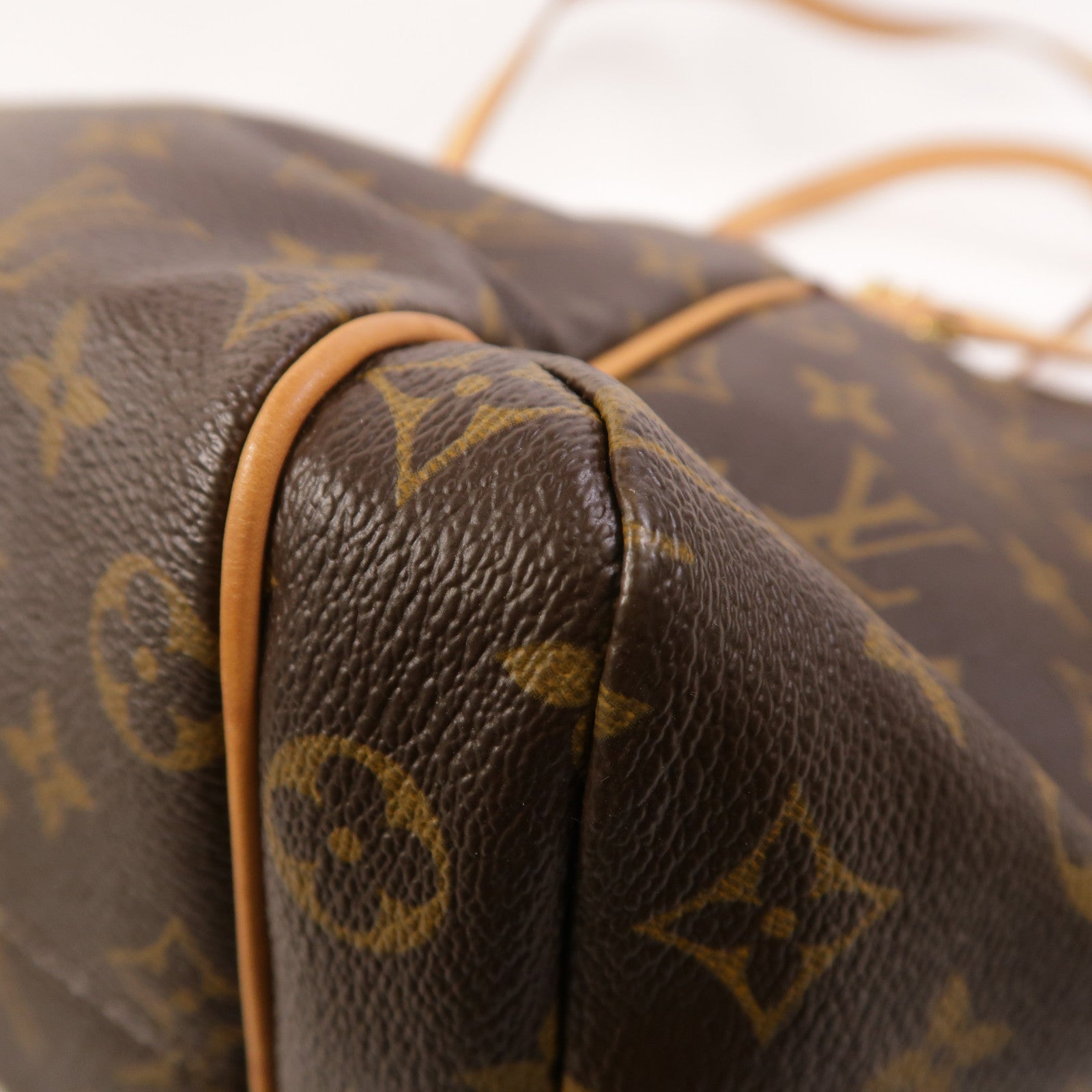 LOUIS VUITTON Monogram Totally PM金扣肩背袋/手挽袋棕色