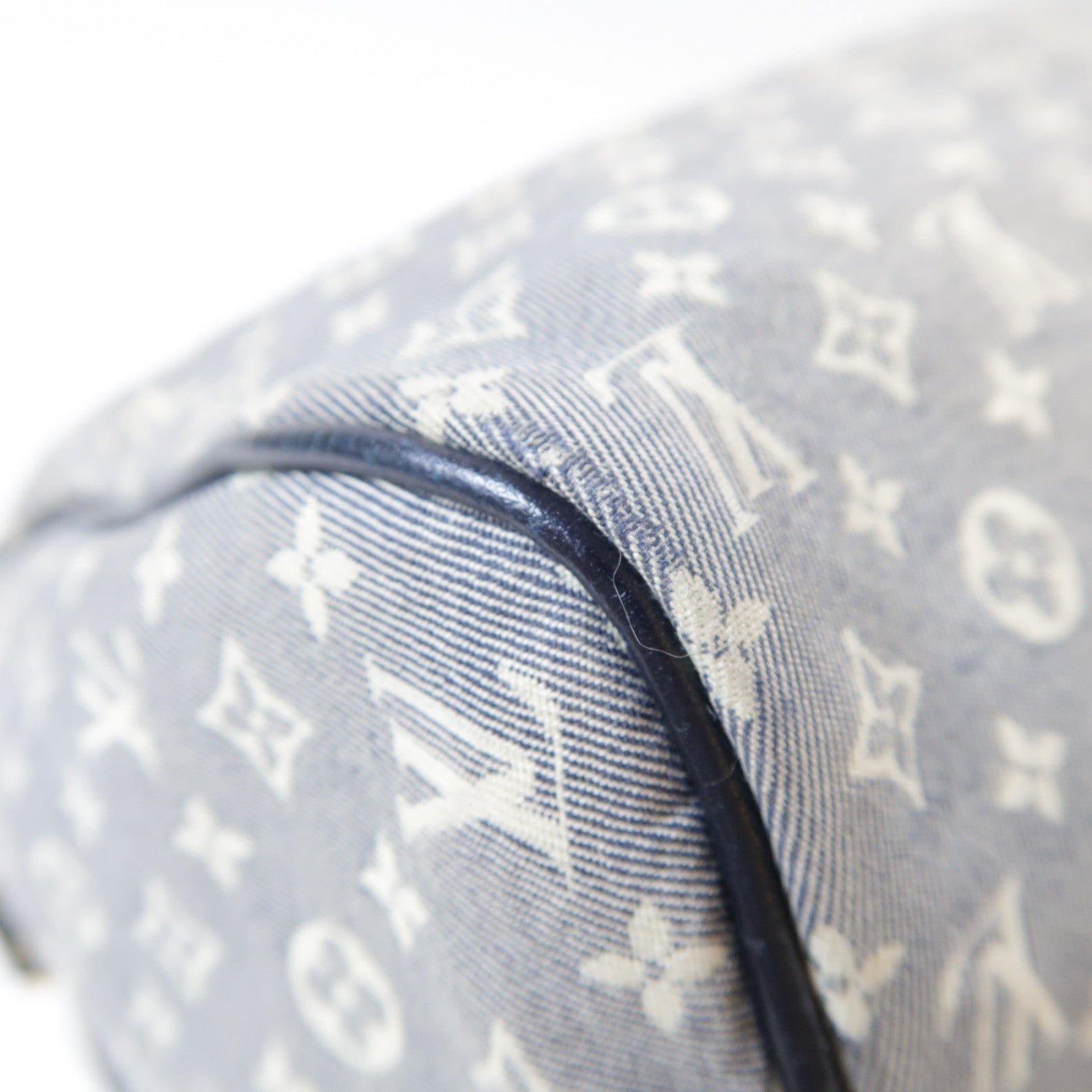 LOUIS VUITTON Monogram Idylle Speedy金扣手挽肩背兩用袋灰色/藍色