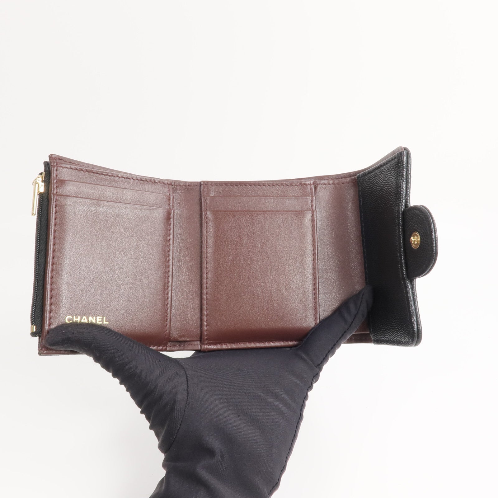 CHANEL 牛皮皮革Classic Small Flap Wallet錢包
