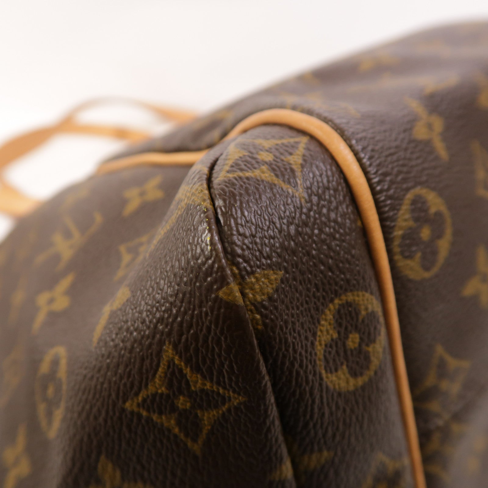 LOUIS VUITTON Monogram Totally PM金扣肩背袋/手挽袋棕色