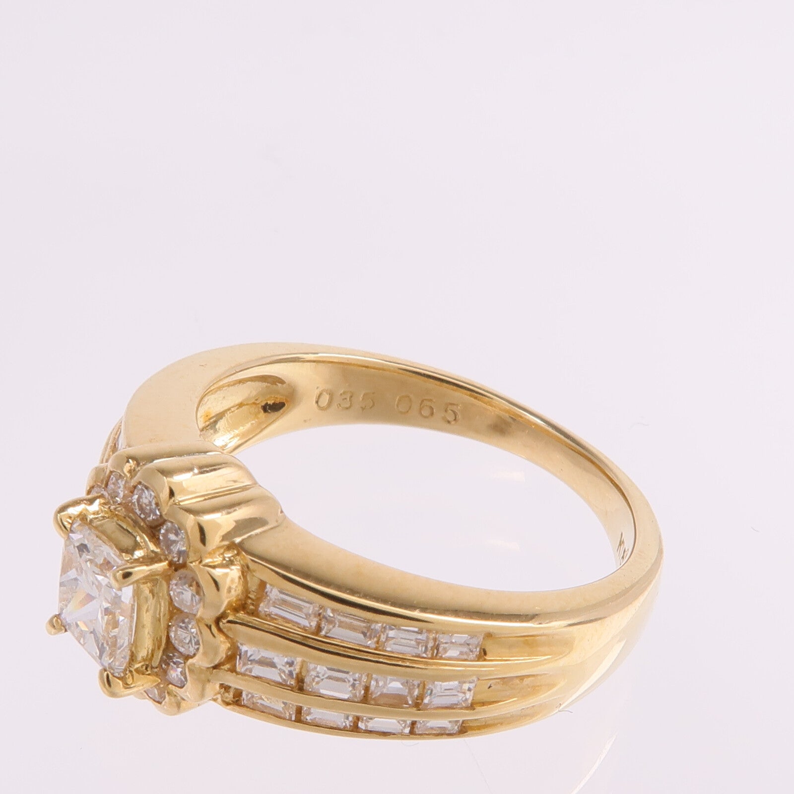 JEWELRY 18K黃金Diamond Ring鑽石戒指US#5.75