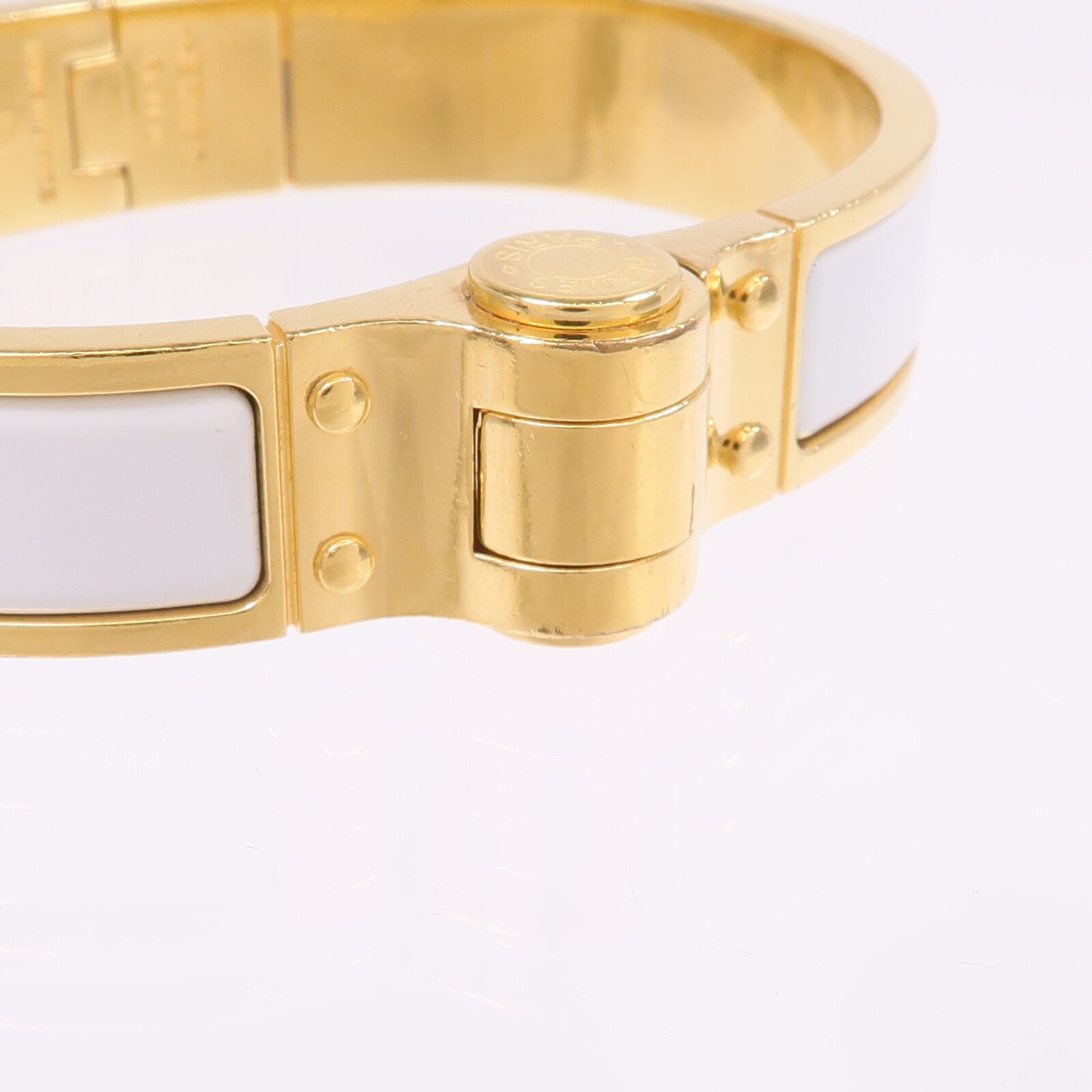 HERMES 【激減優惠】金屬/琺瑯Charniere Bracelet手鐲