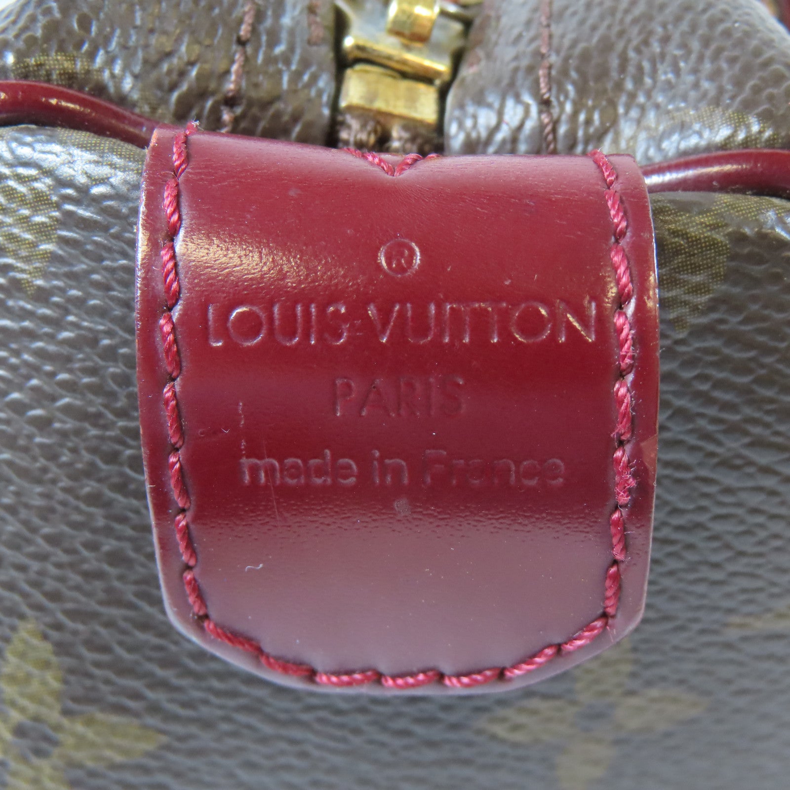 LOUIS VUITTON **【激減優惠】Monogram Mirage Speedy 30金扣手挽袋啡色/紅色