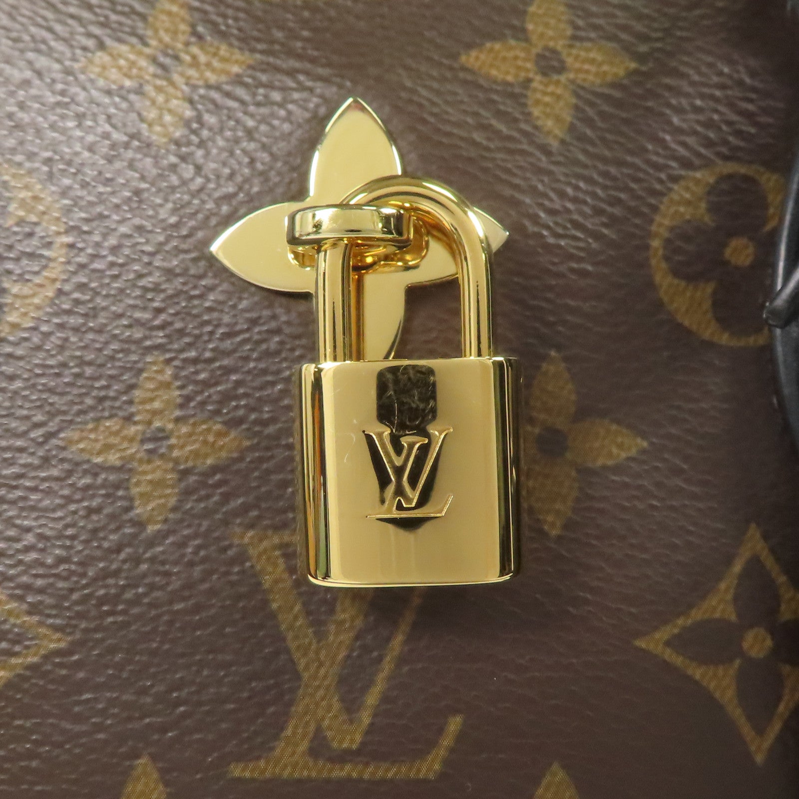 LOUIS VUITTON Monogram Flower Zip Tote金扣手挽肩背兩用袋