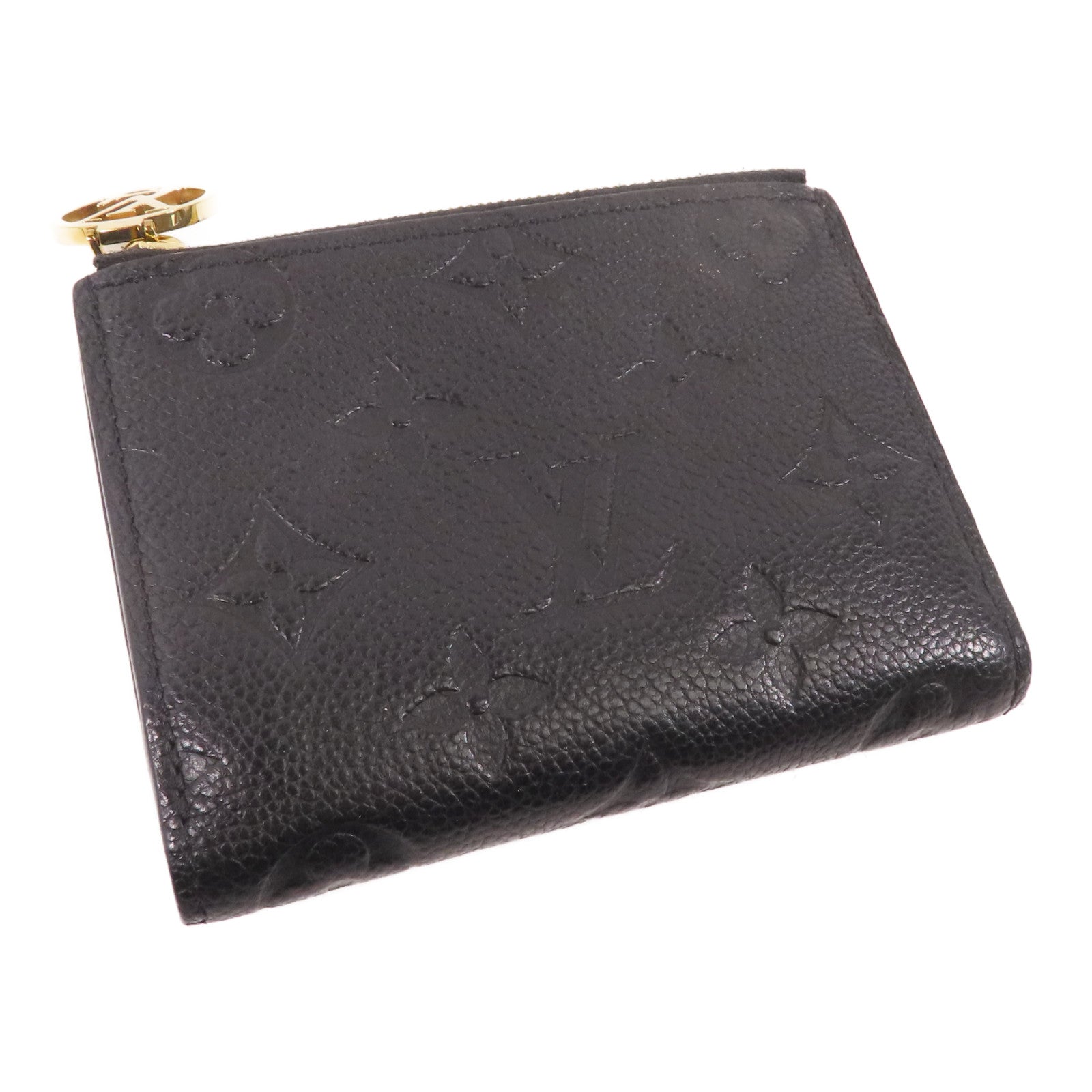 LOUIS VUITTON Monigram Empreinte Lisa金扣短錢包