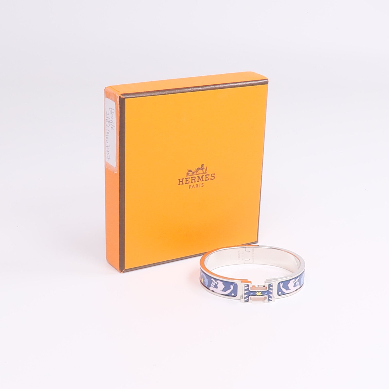 HERMES 金屬/琺瑯Clic H Bracelet手鐲