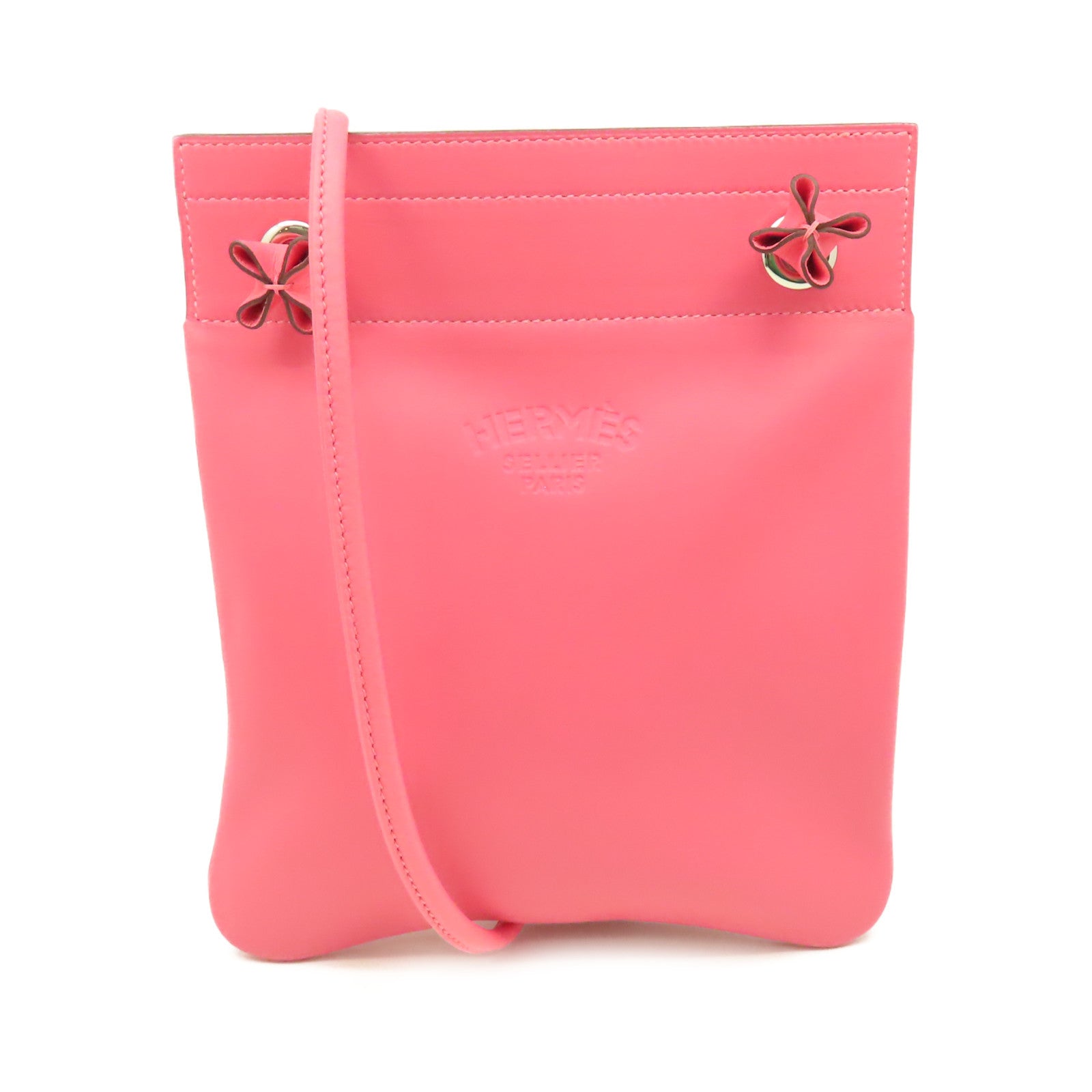 HERMES **【清倉大減價】Swift皮革Aline Shoulder Bag肩背袋Rose Azalee玫瑰杜鵑粉色