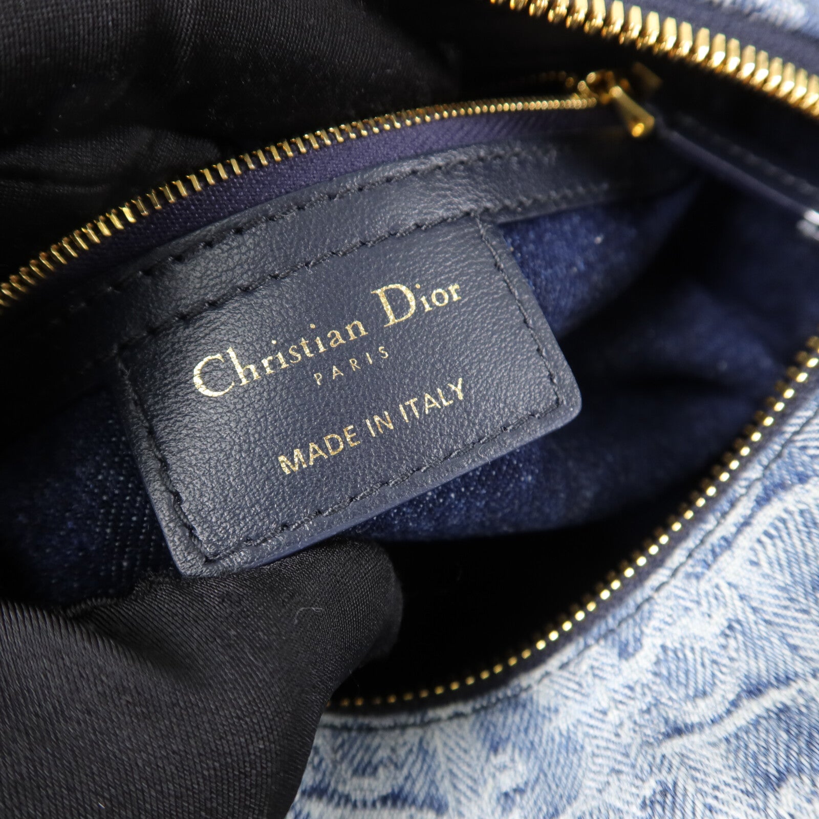 Dior Denim Groove 20手挽肩背兩用袋