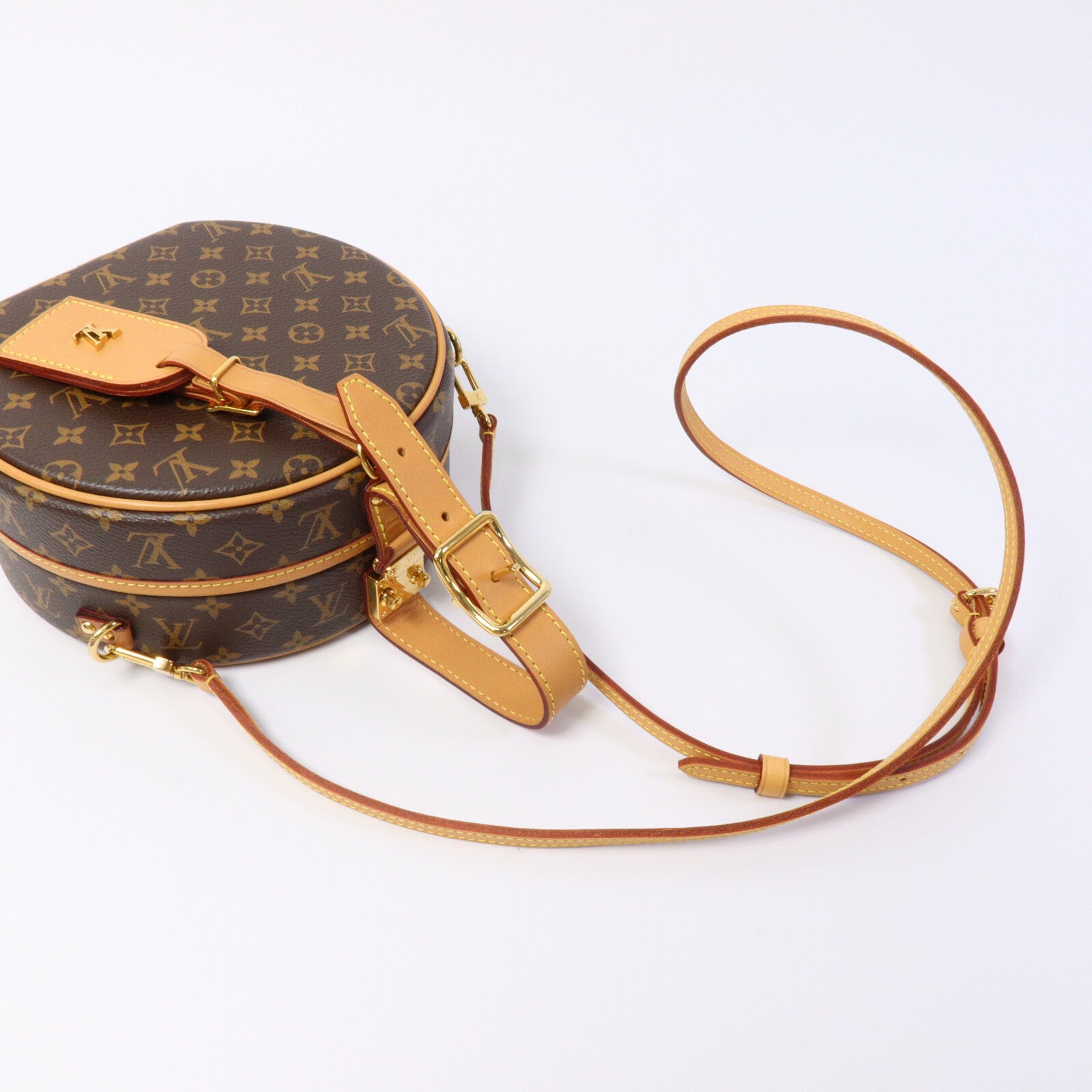 LOUIS VUITTON Monogram Petite Boite Chapeau手挽肩背兩用袋