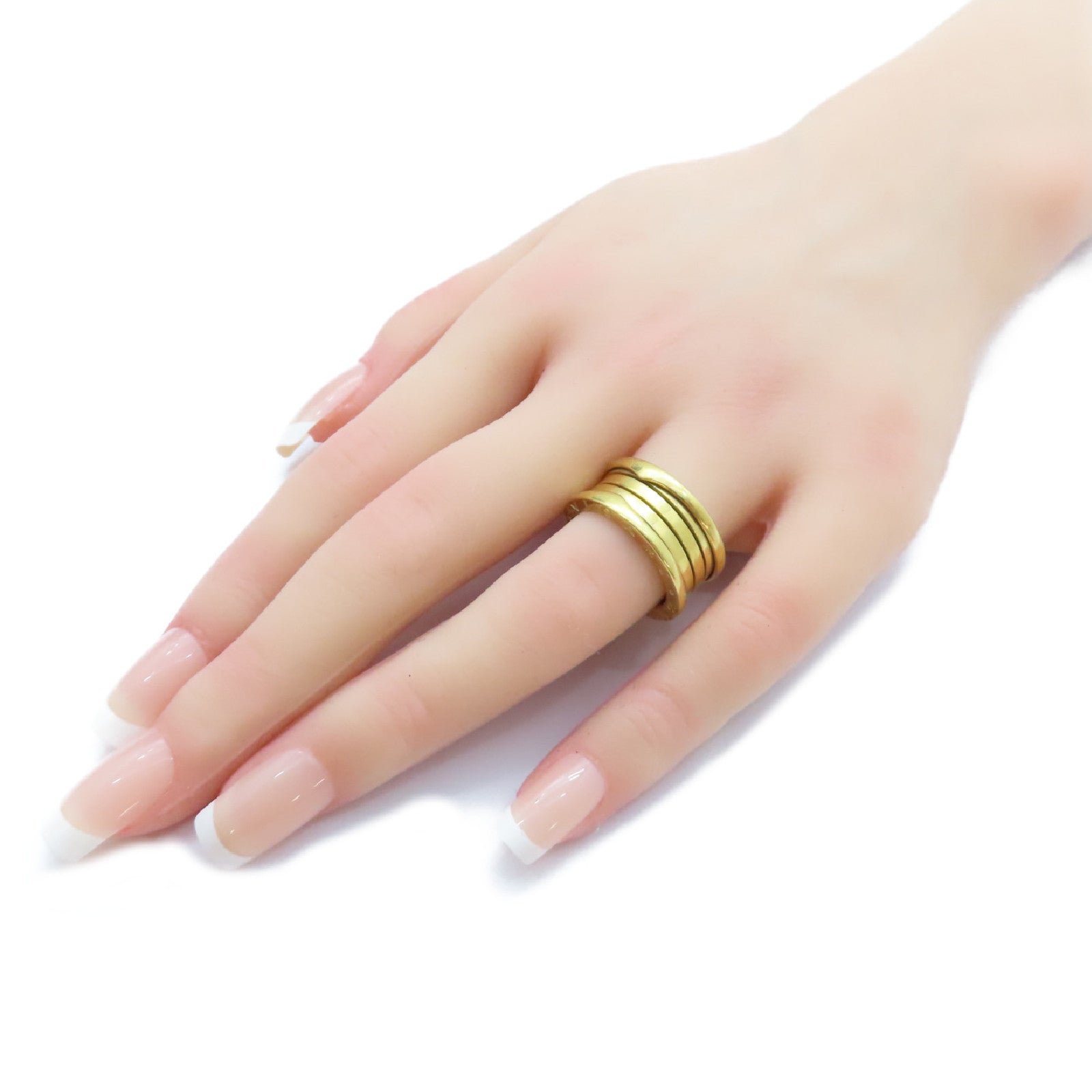 BVLGARI 18K黃金B-zero1 Ring戒指金色Bvlgari＃54/US#5.75