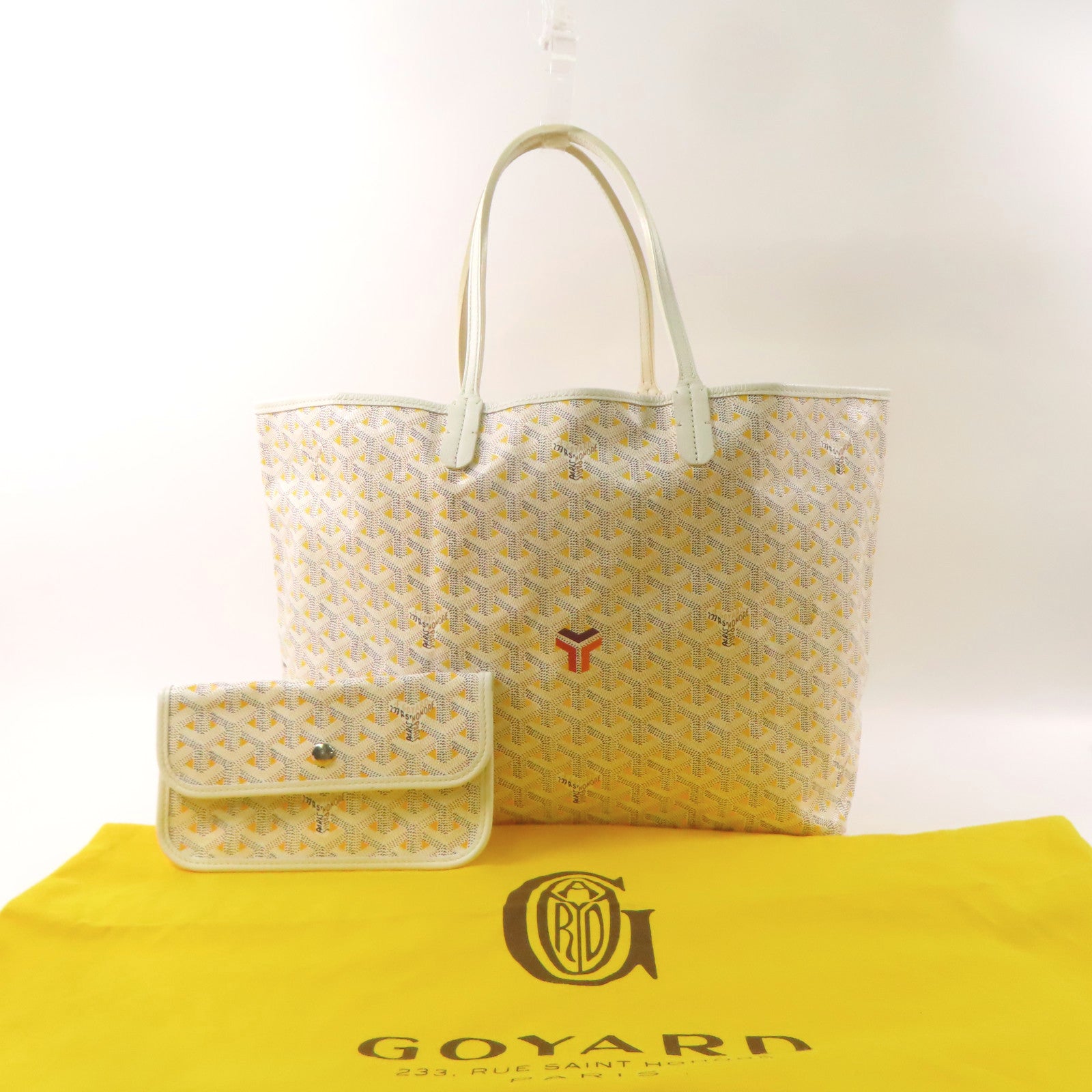 GOYARD 塗層帆布Saint Louis PM銀扣肩背袋