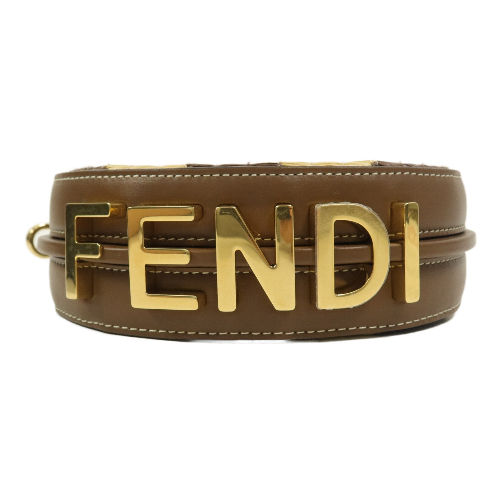 FENDI Raffia Nano Fendigraphy手挽袋