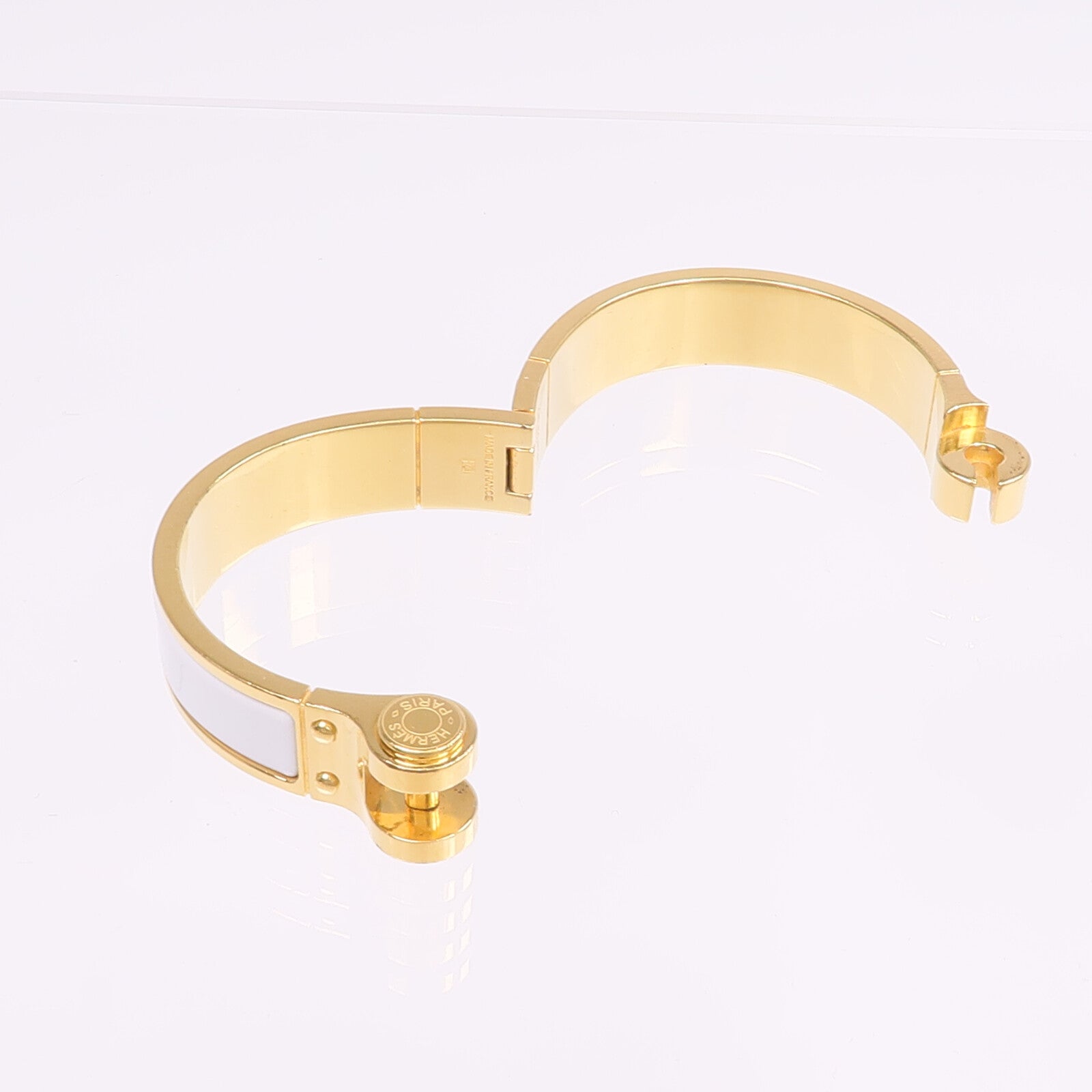 HERMES 【激減優惠】金屬/琺瑯Charniere Bracelet手鐲