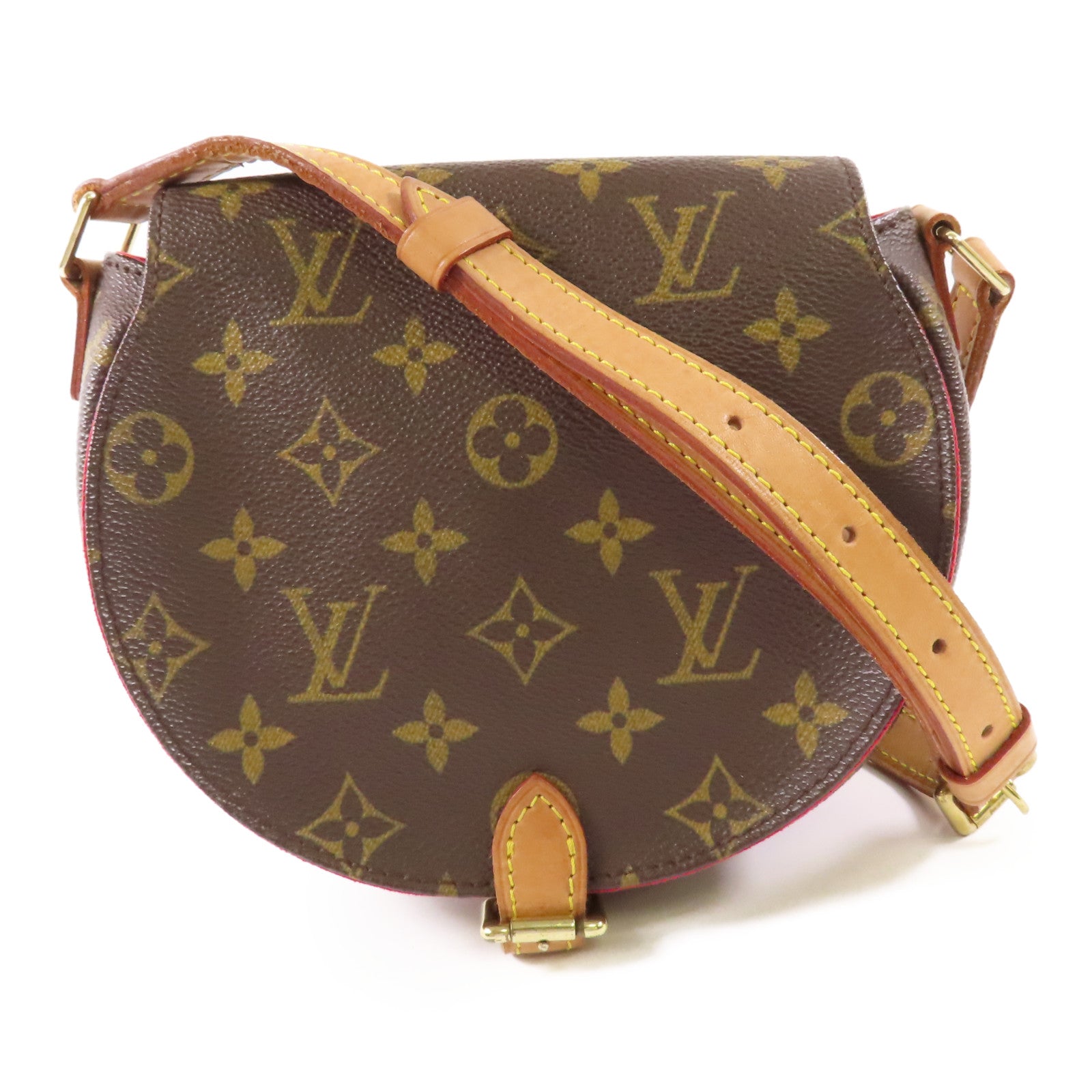 LOUIS VUITTON Monogram Tambourin金扣肩背袋