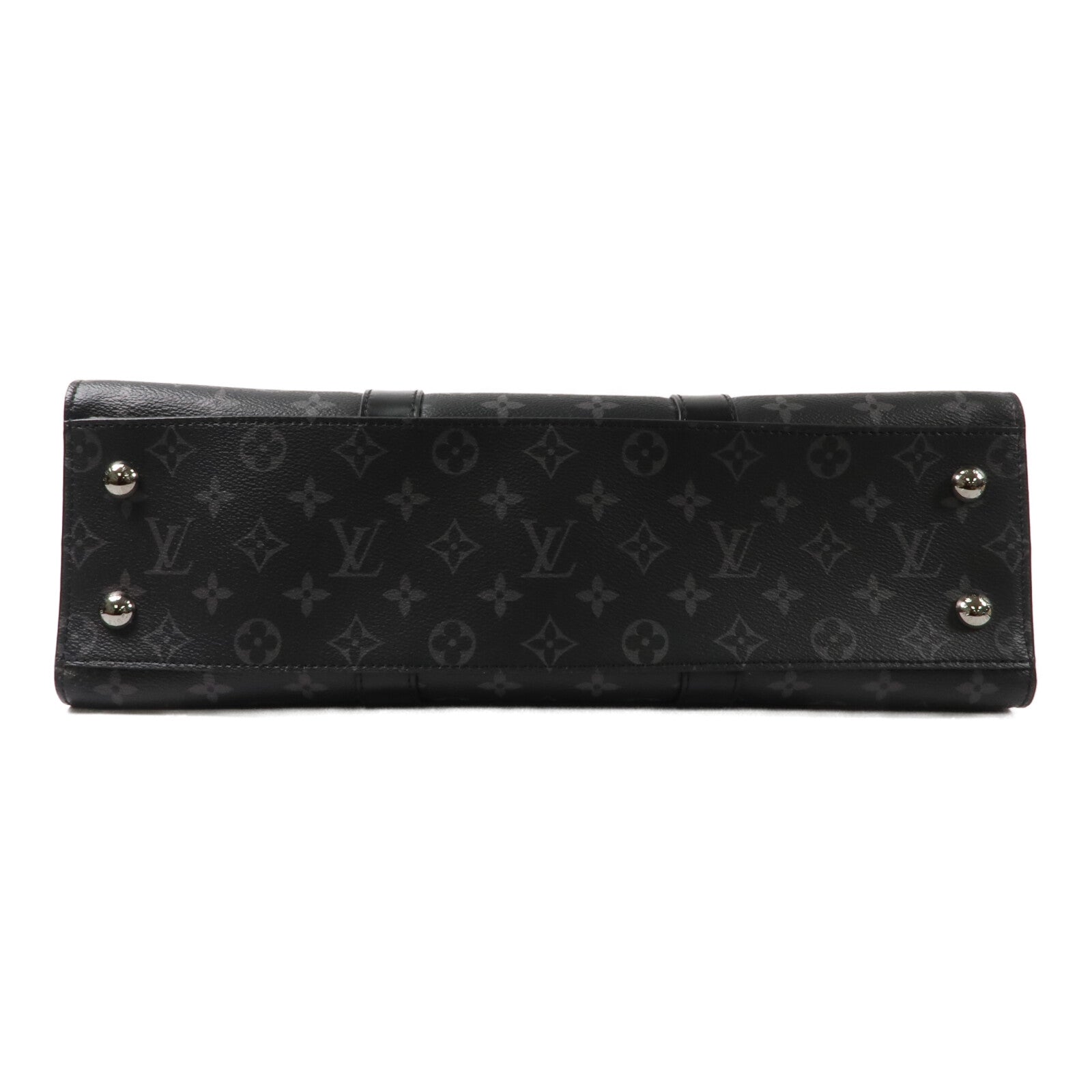 LOUIS VUITTON Monogram Eclipse Sac Plat 24H手挽肩背兩用袋