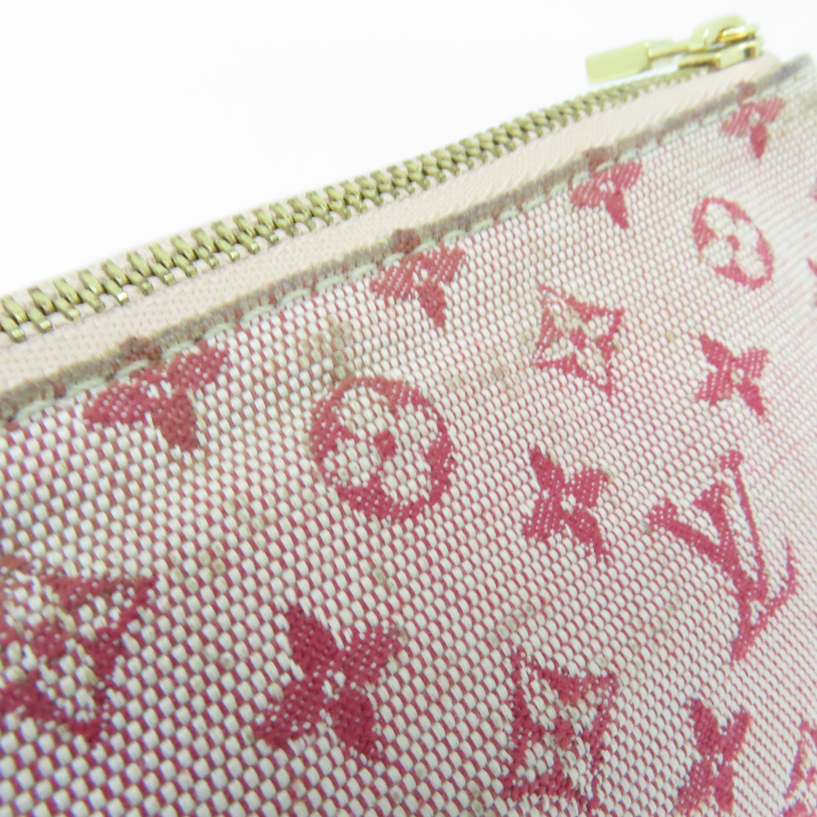 LOUIS VUITTON 【清倉大減價】Monogram Mini An Sophie Pouch金扣手拿包紅色/啡色