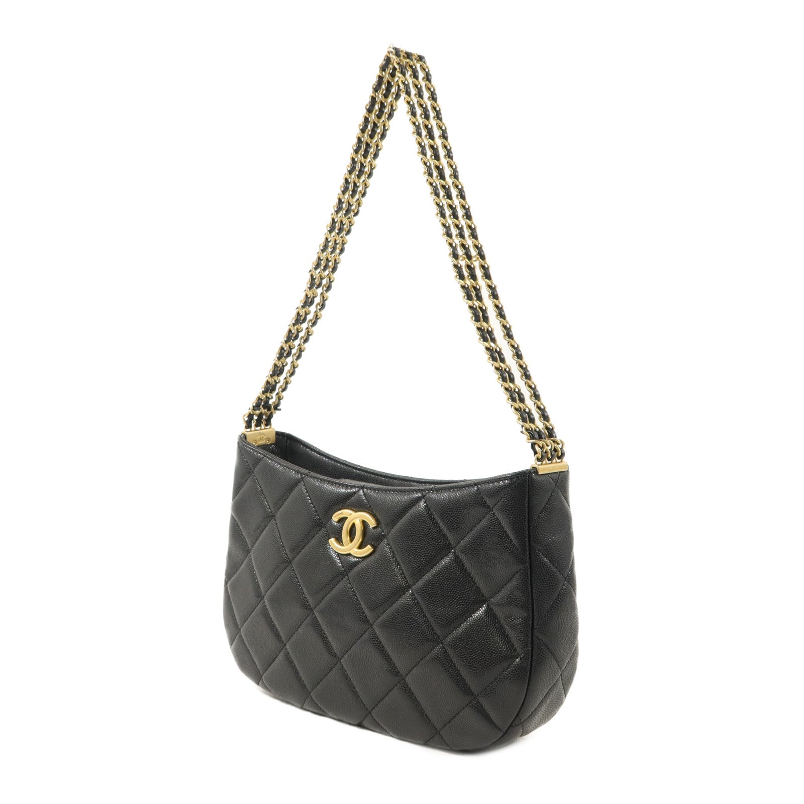 CHANEL 牛皮皮革24C Hobo Bag肩背袋