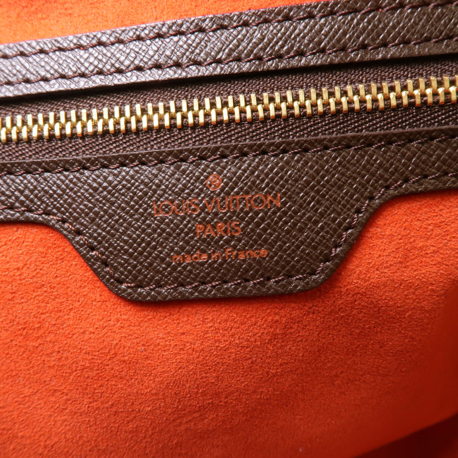 LOUIS VUITTON Damier Brera金扣手挽袋