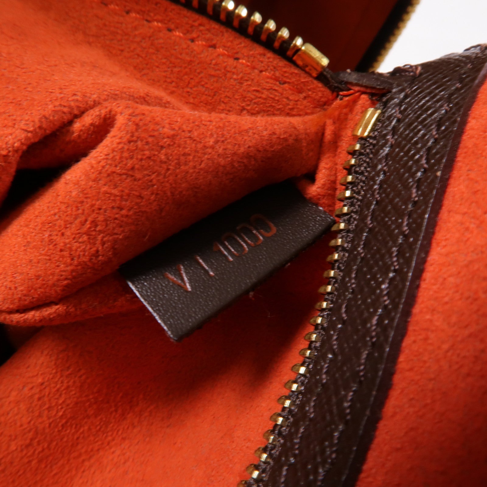 LOUIS VUITTON Damier Brera金扣手挽袋