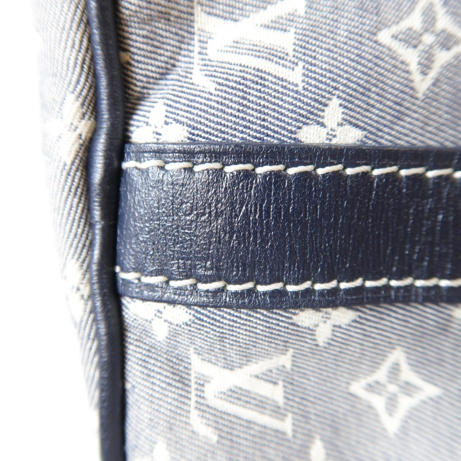 LOUIS VUITTON Monogram Idylle Speedy金扣手挽肩背兩用袋灰色/藍色