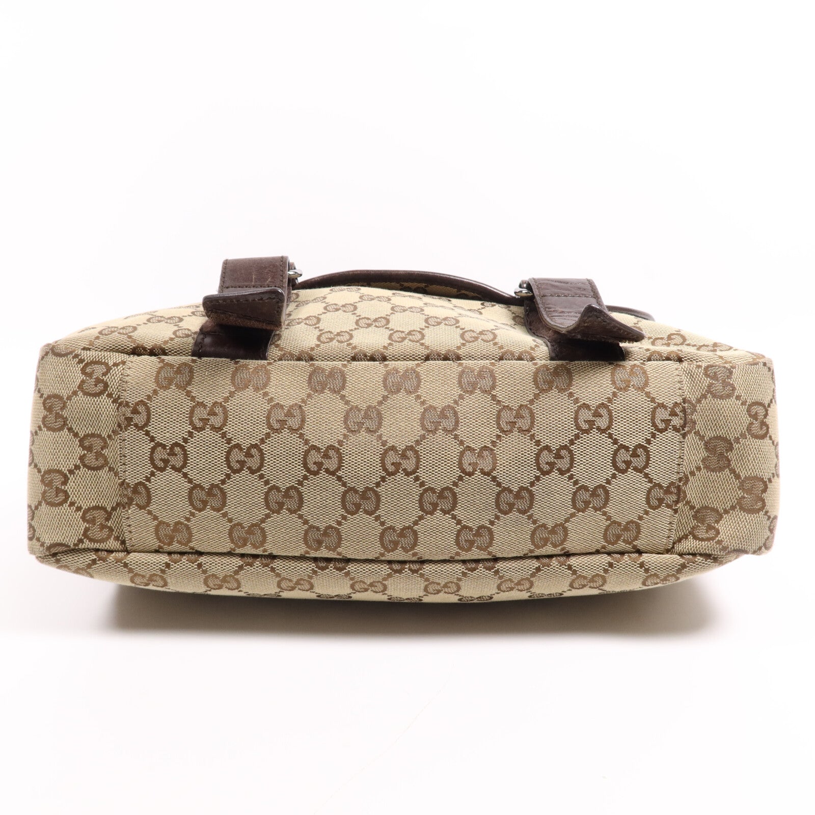 GUCCI 帆布Cross Carry Bag銀扣肩背袋