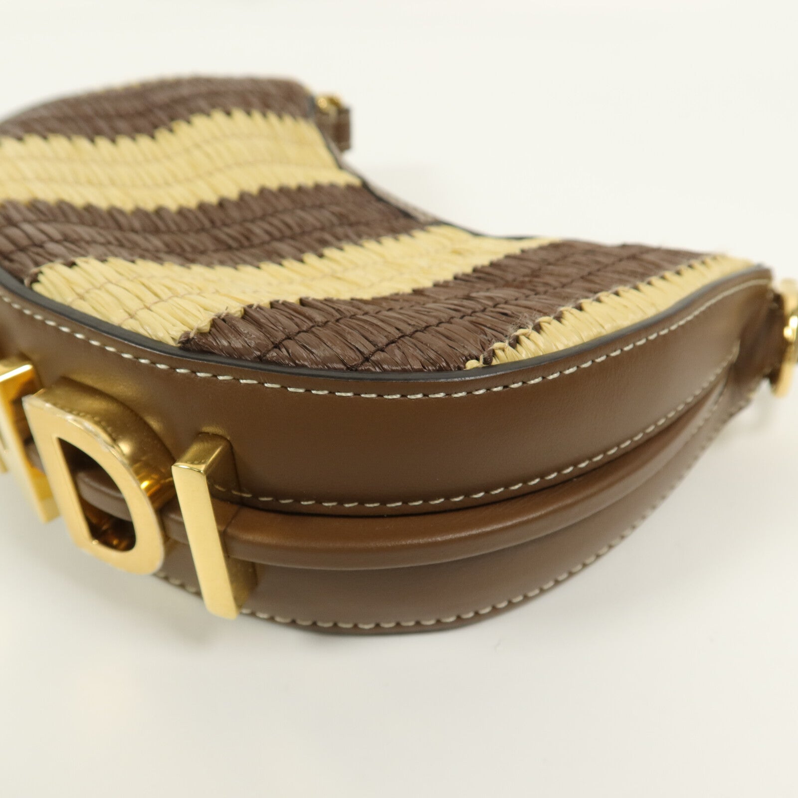 FENDI Raffia Nano Fendigraphy手挽袋