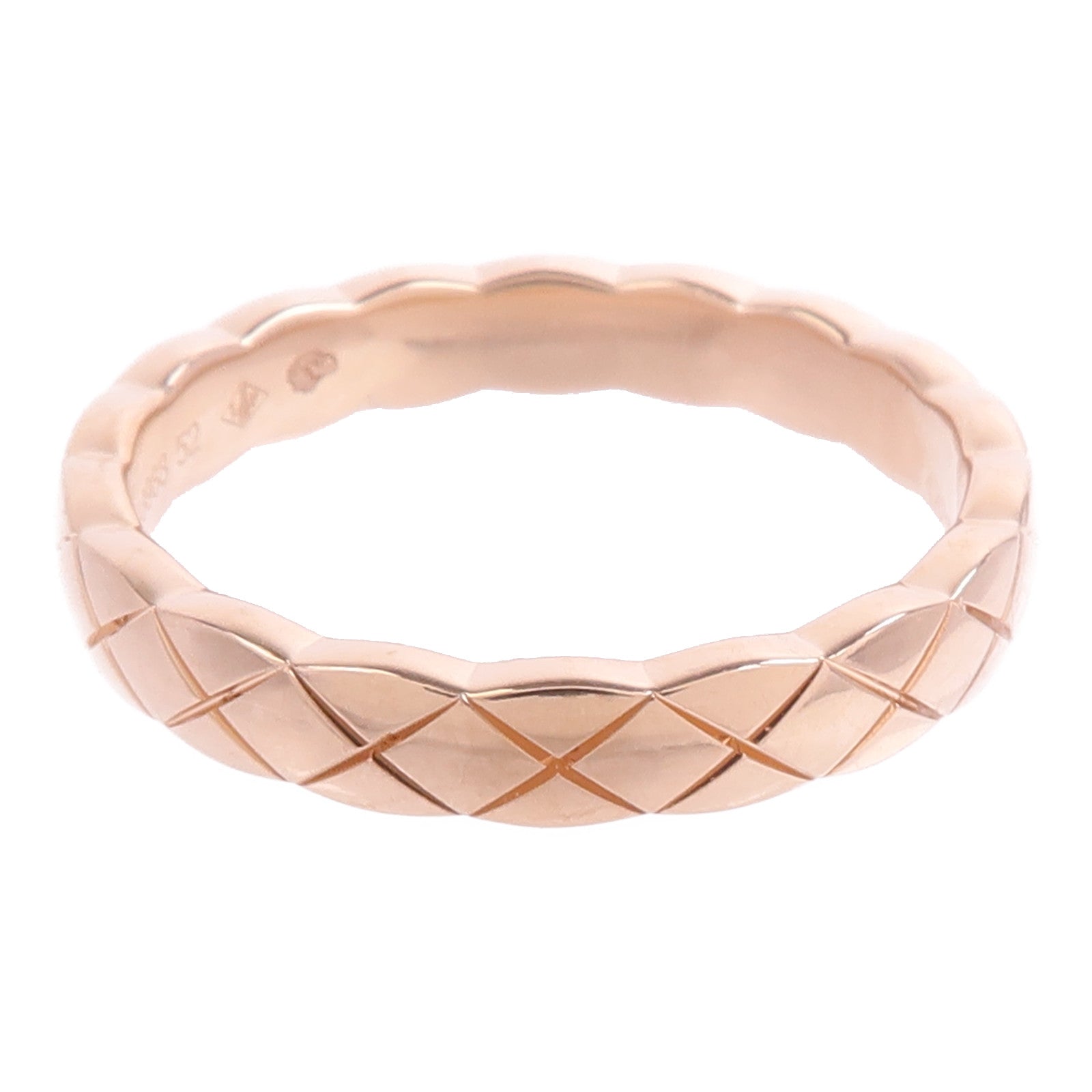 CHANEL 18K玫瑰金Coco Crush Ring戒指