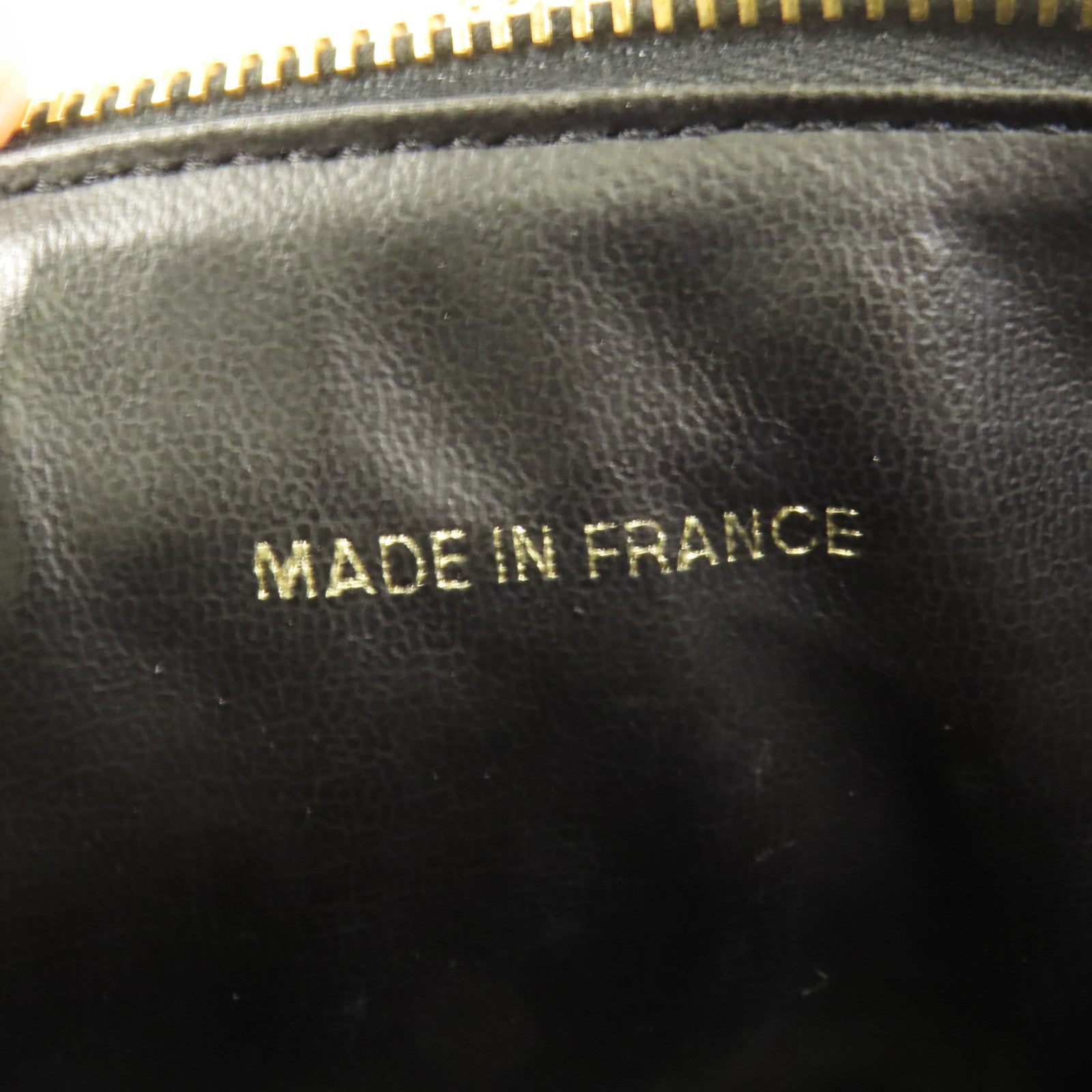 CHANEL 牛皮皮革Vintage Vanity金扣手挽袋